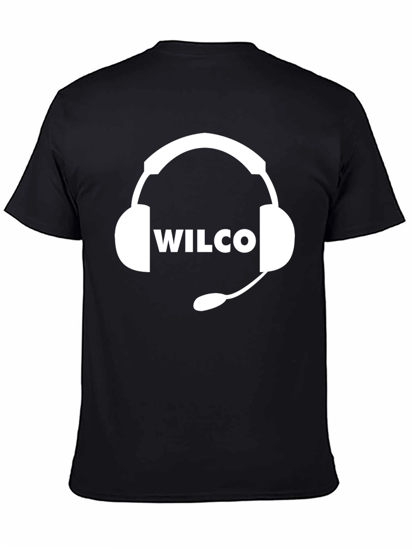 Wilco Headset Graphic T-Shirt - Black Cotton Tee