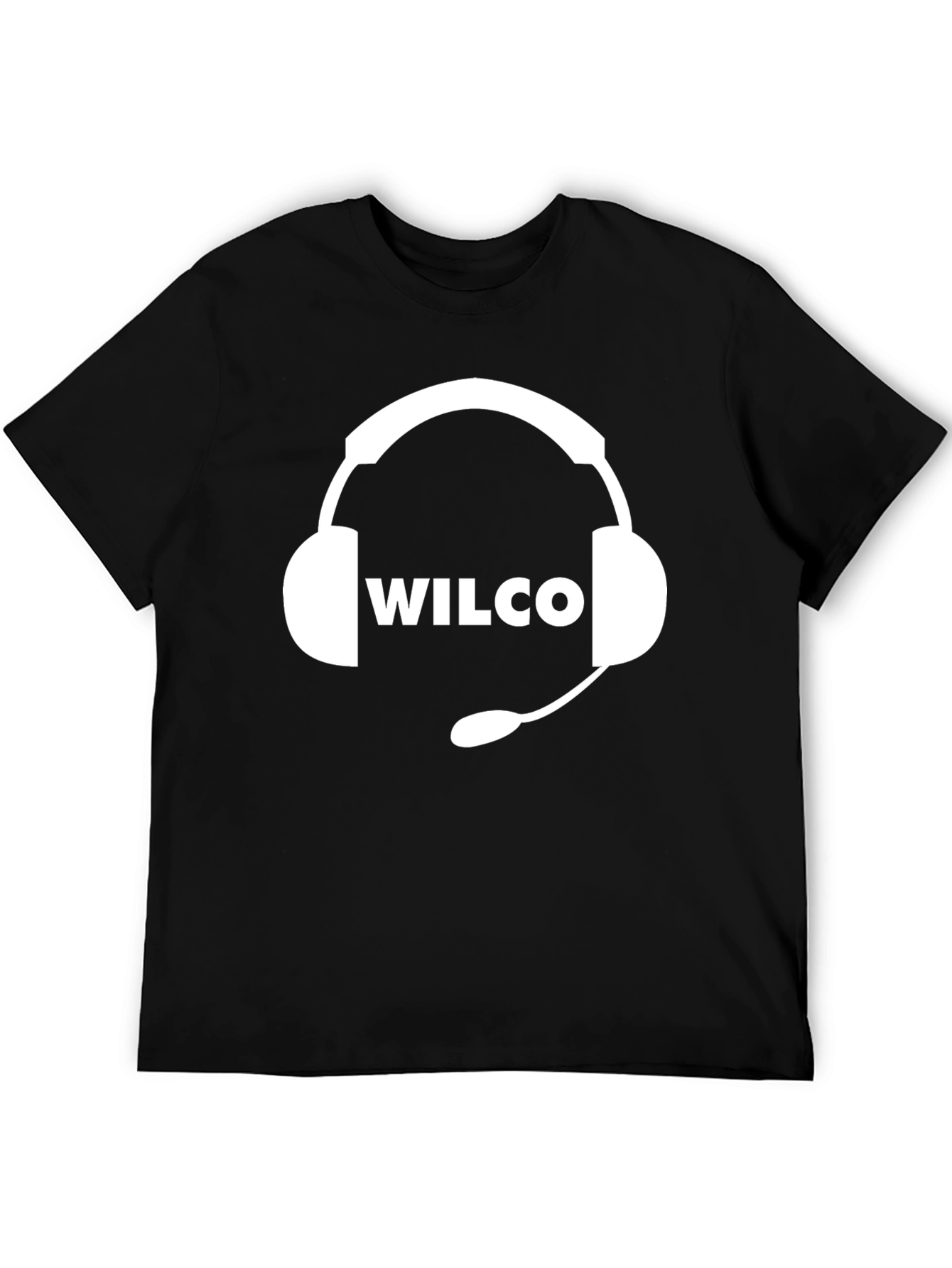 Wilco Headset Graphic T-Shirt - Black Cotton Tee