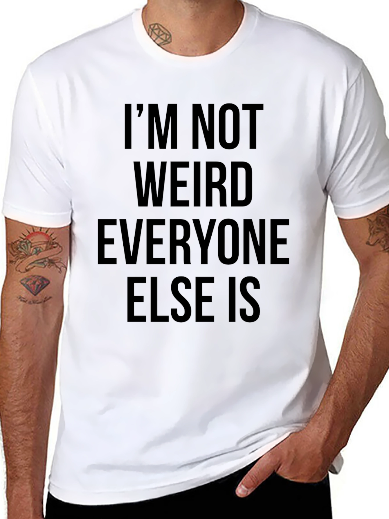 Im Not Weird Graphic Tee - Unisex