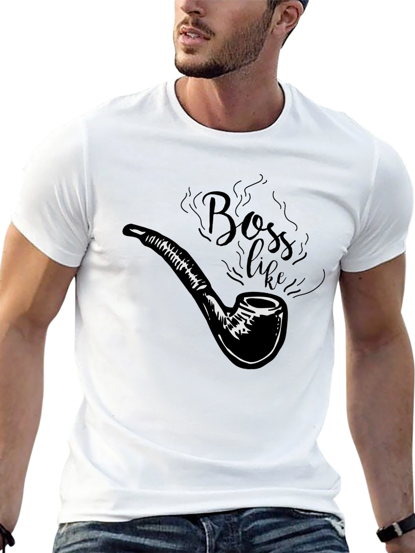Boss Like Black T-Shirt - Novelty Graphic Tee