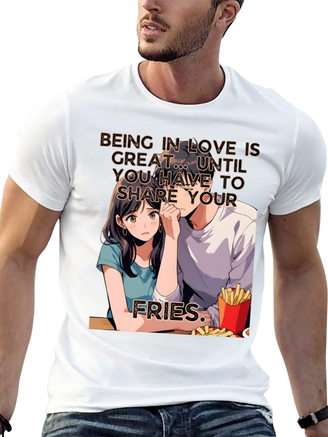 Share Your Fries Graphic T-Shirt