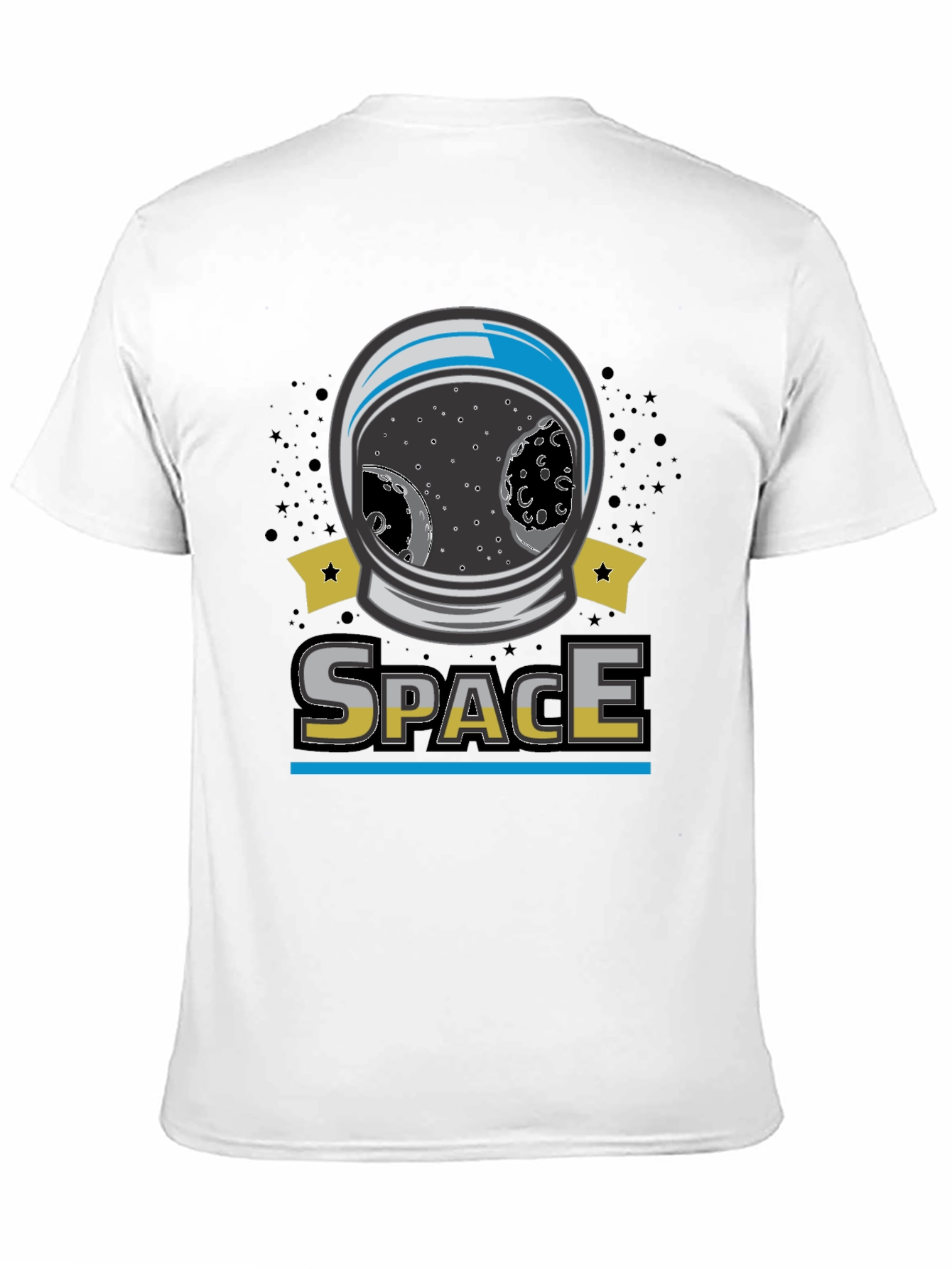 Space Helmet Graphic T-Shirt - Explore the Universe!