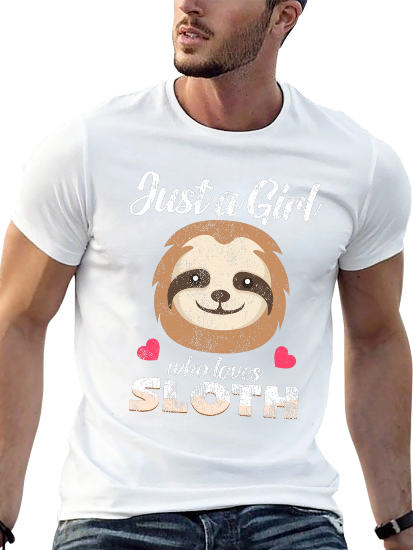 Just a Girl Who Loves Sloth T-Shirt
