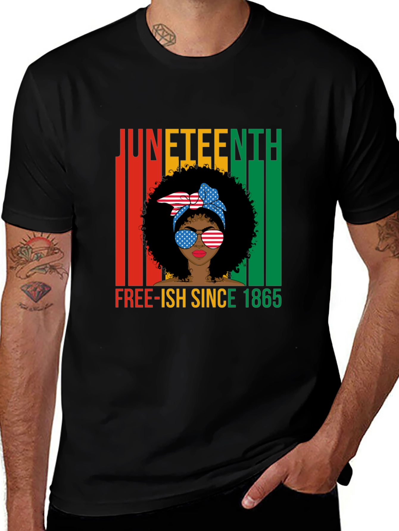 Juneteenth Free-ish Since 1865 Graphic Tee