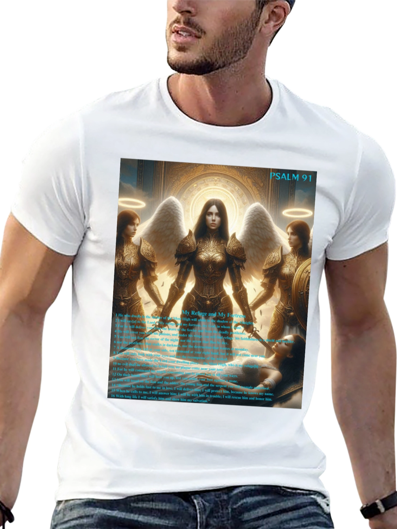 Psalm 91 Angelic Protection T-Shirt