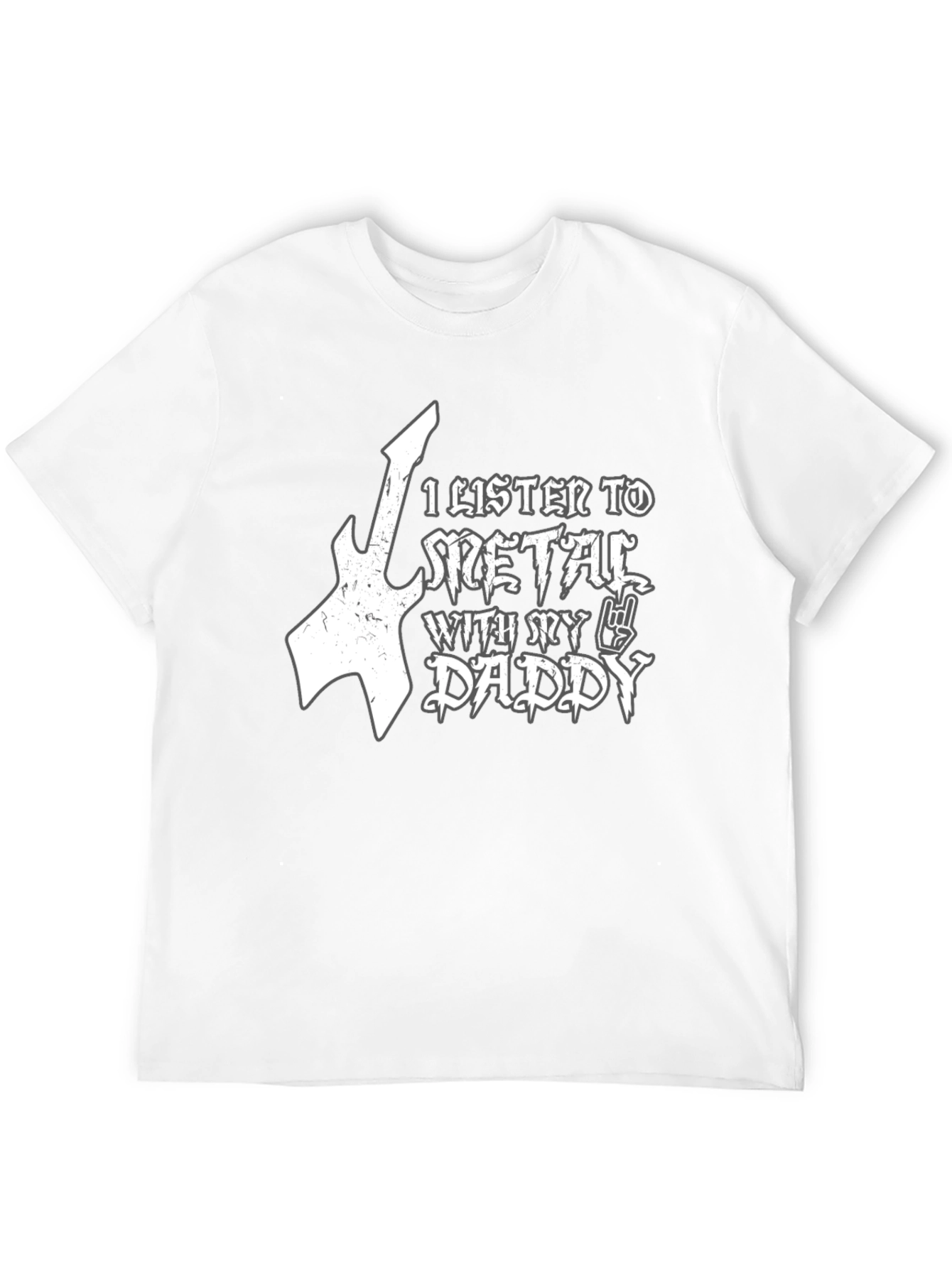 Metal Daddy T-Shirt - Black Cotton Tee