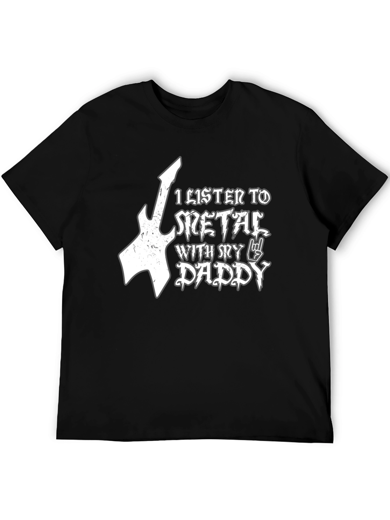 Metal Daddy T-Shirt - Black Cotton Tee