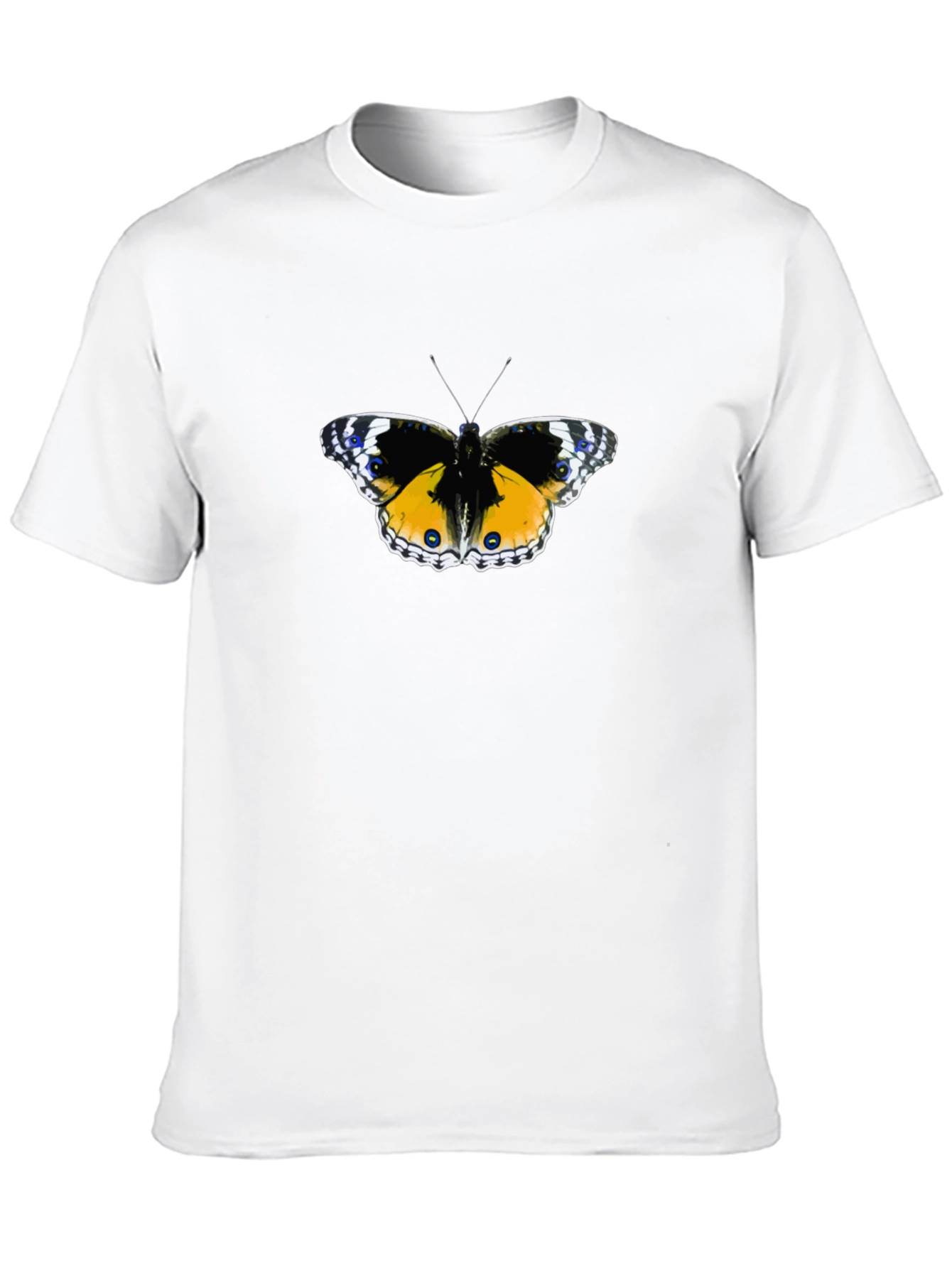 Butterfly Graphic Black T-Shirt for Men