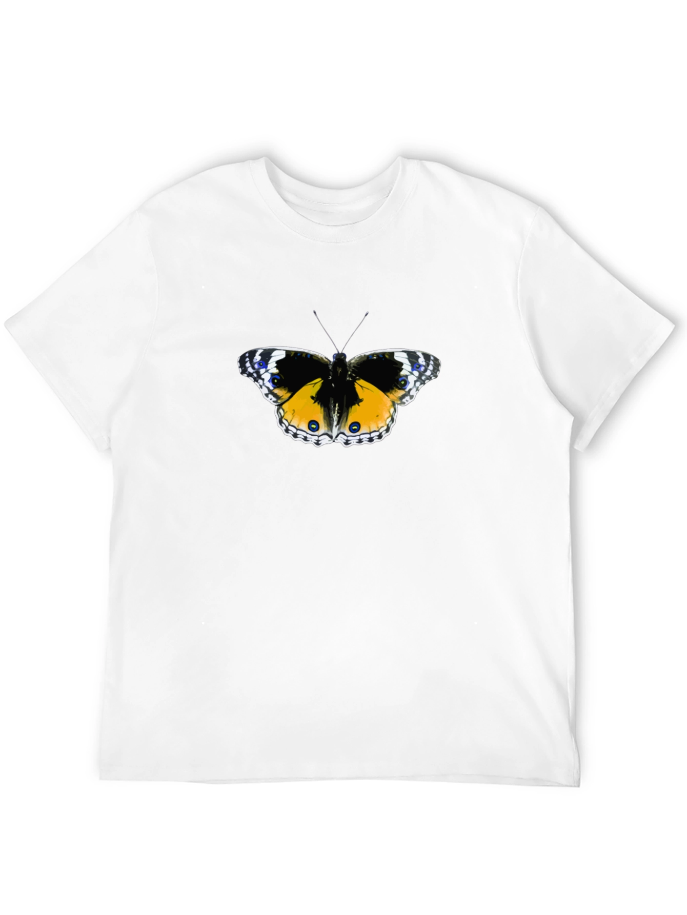 Butterfly Graphic Black T-Shirt for Men