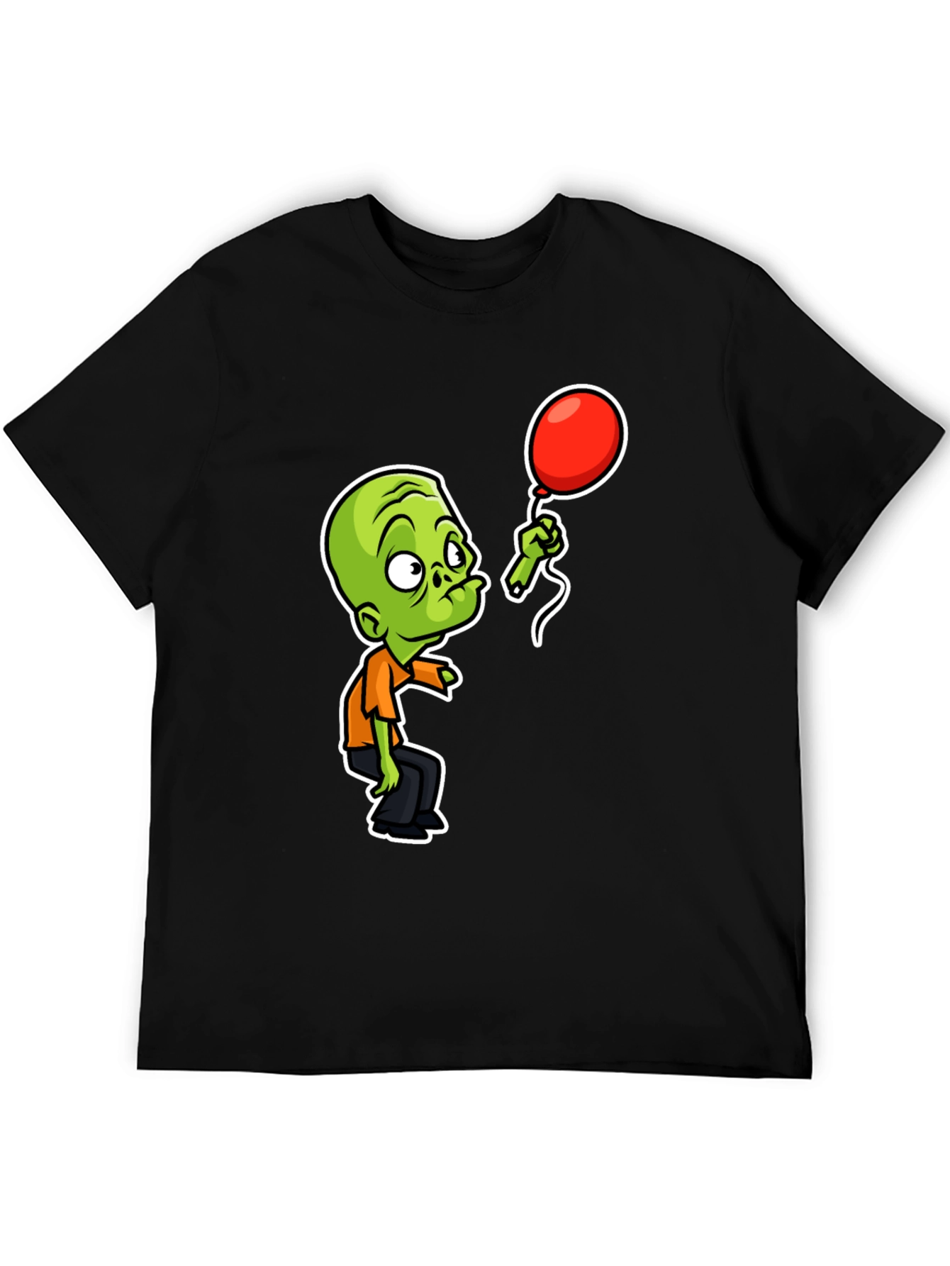 Zombie with Balloon Graphic Tee