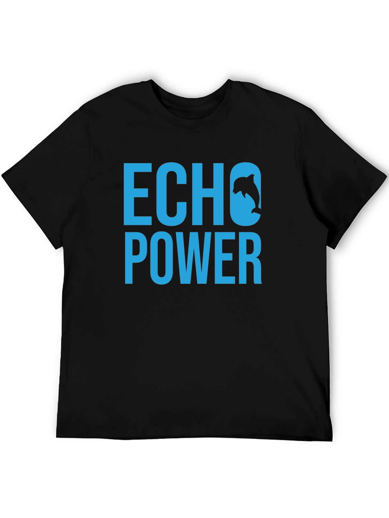 Echo Power Dolphin T-Shirt - Black