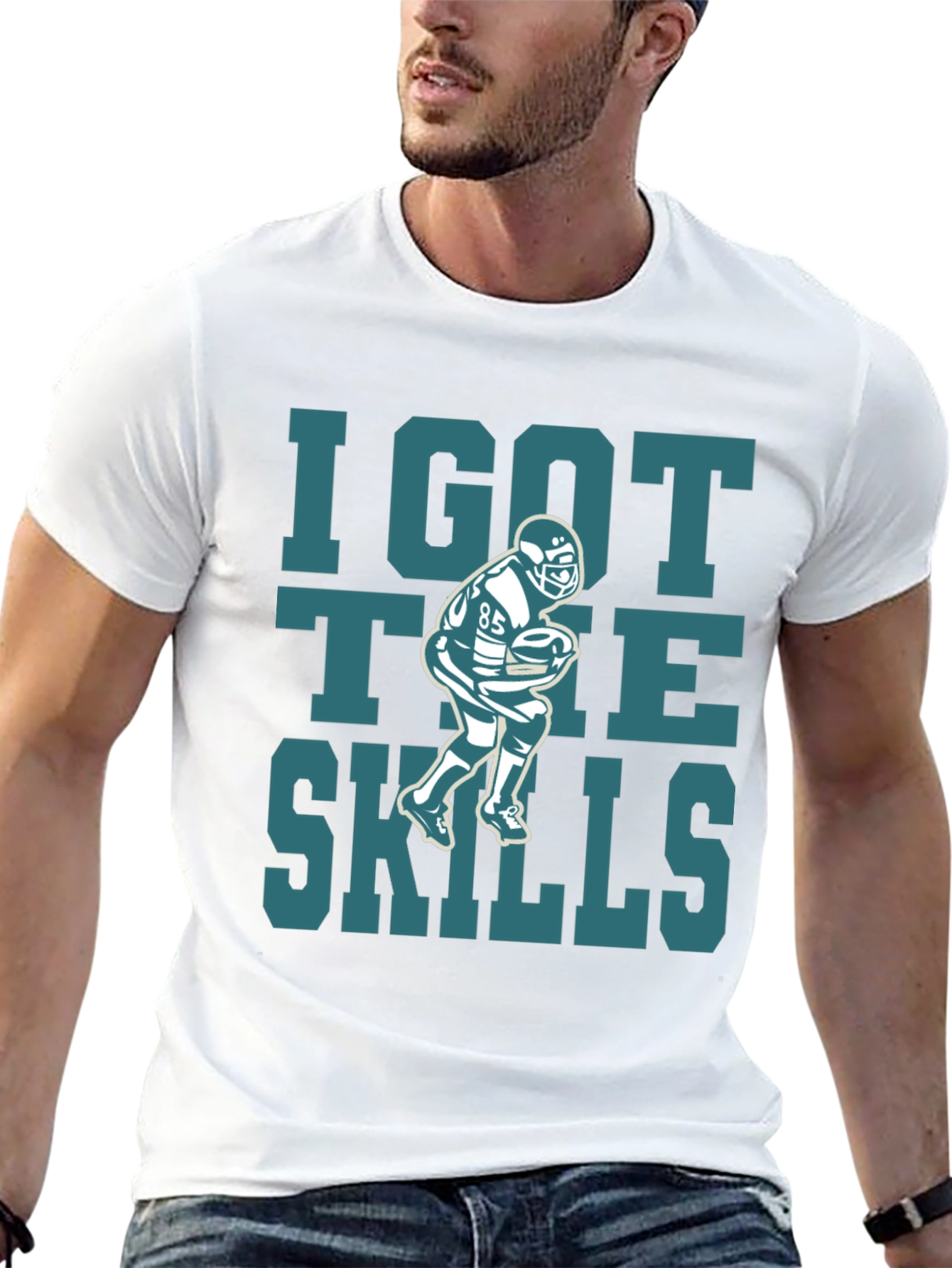 I Got The Skills Football Graphic T-Shirt