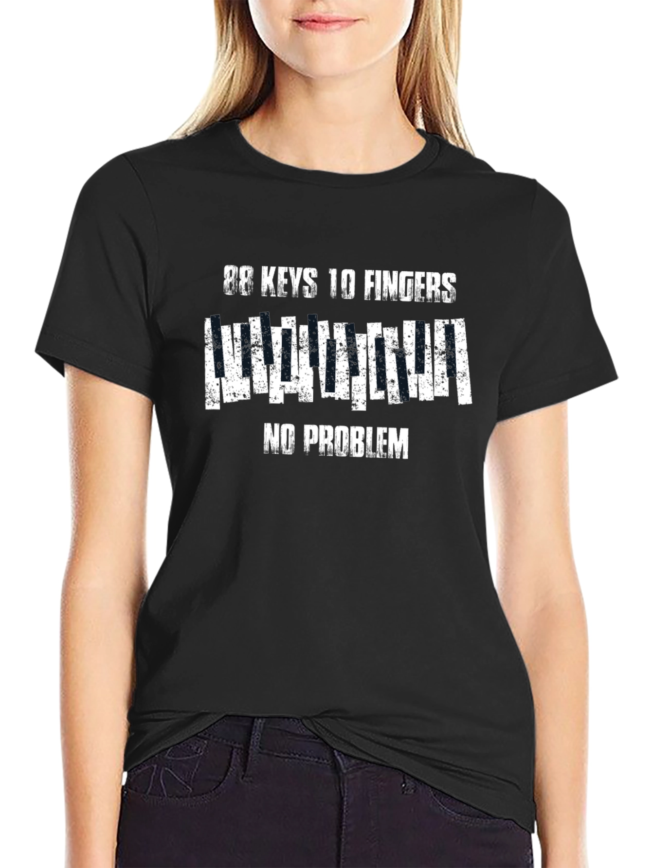 88 Keys 10 Fingers No Problem T-Shirt