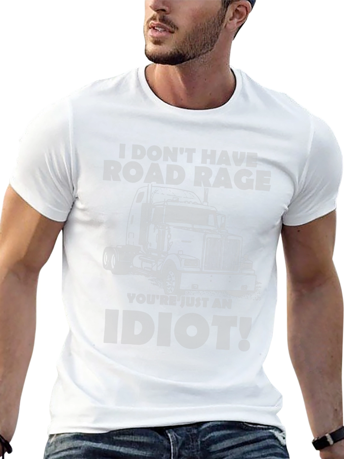 Road Rage Trucker T-Shirt - Funny Sarcastic Tee