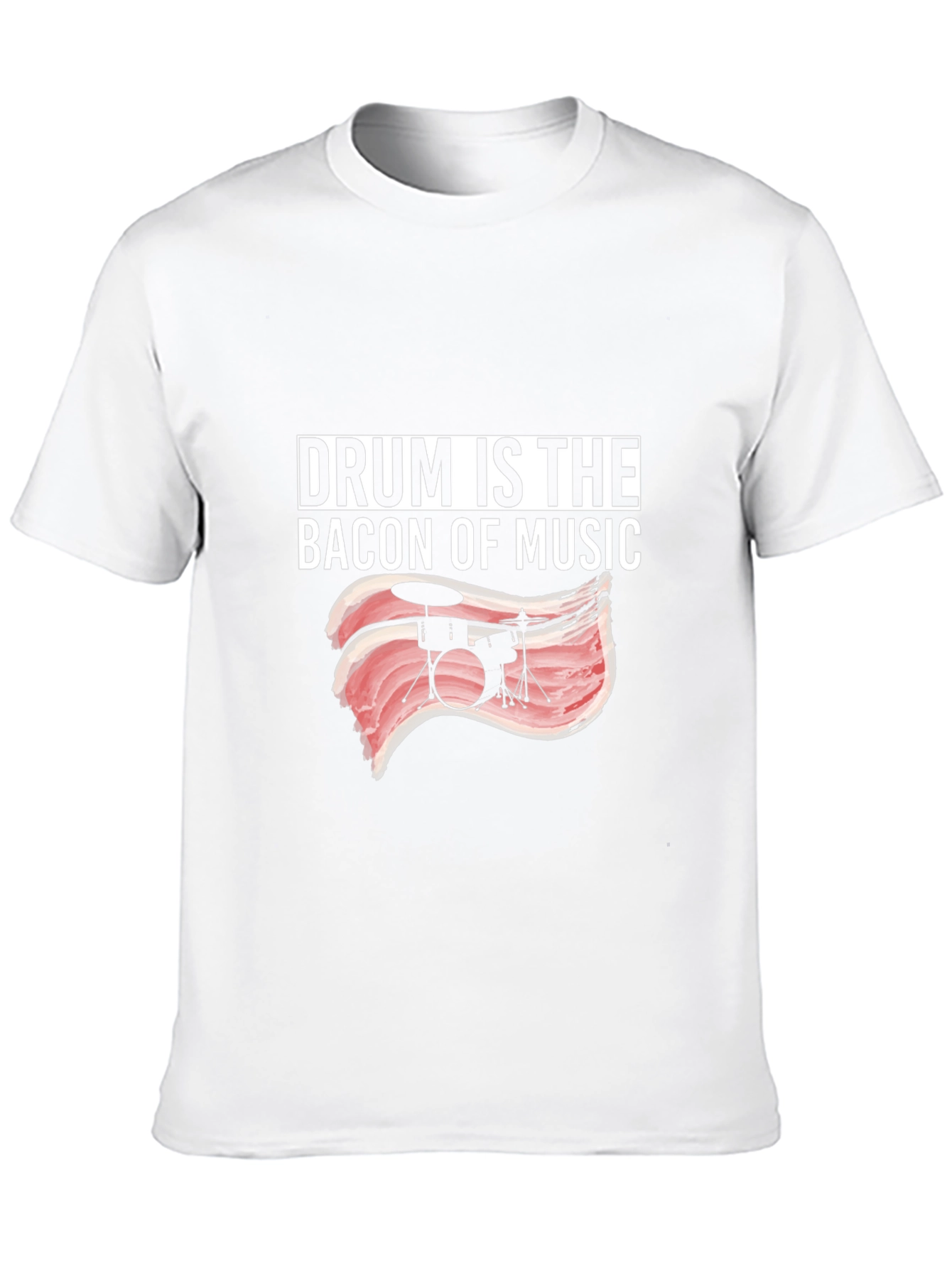 Drum Bacon Music T-Shirt