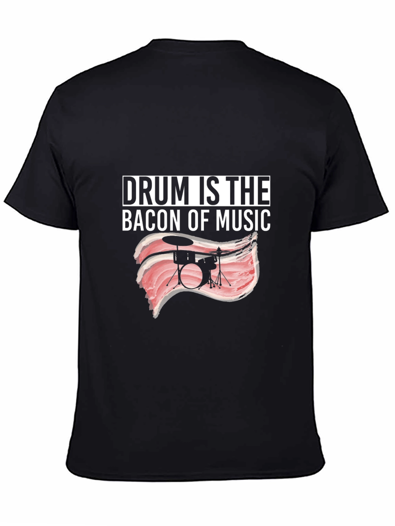 Drum Bacon Music T-Shirt
