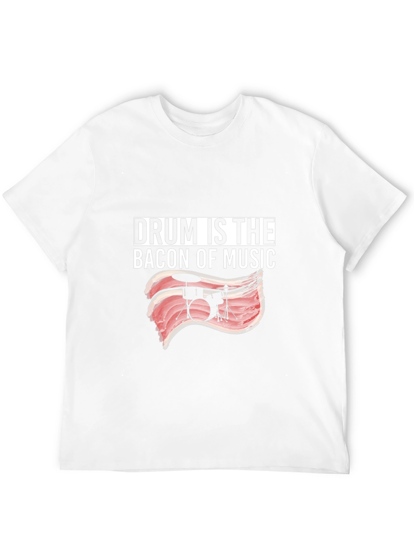Drum Bacon Music T-Shirt