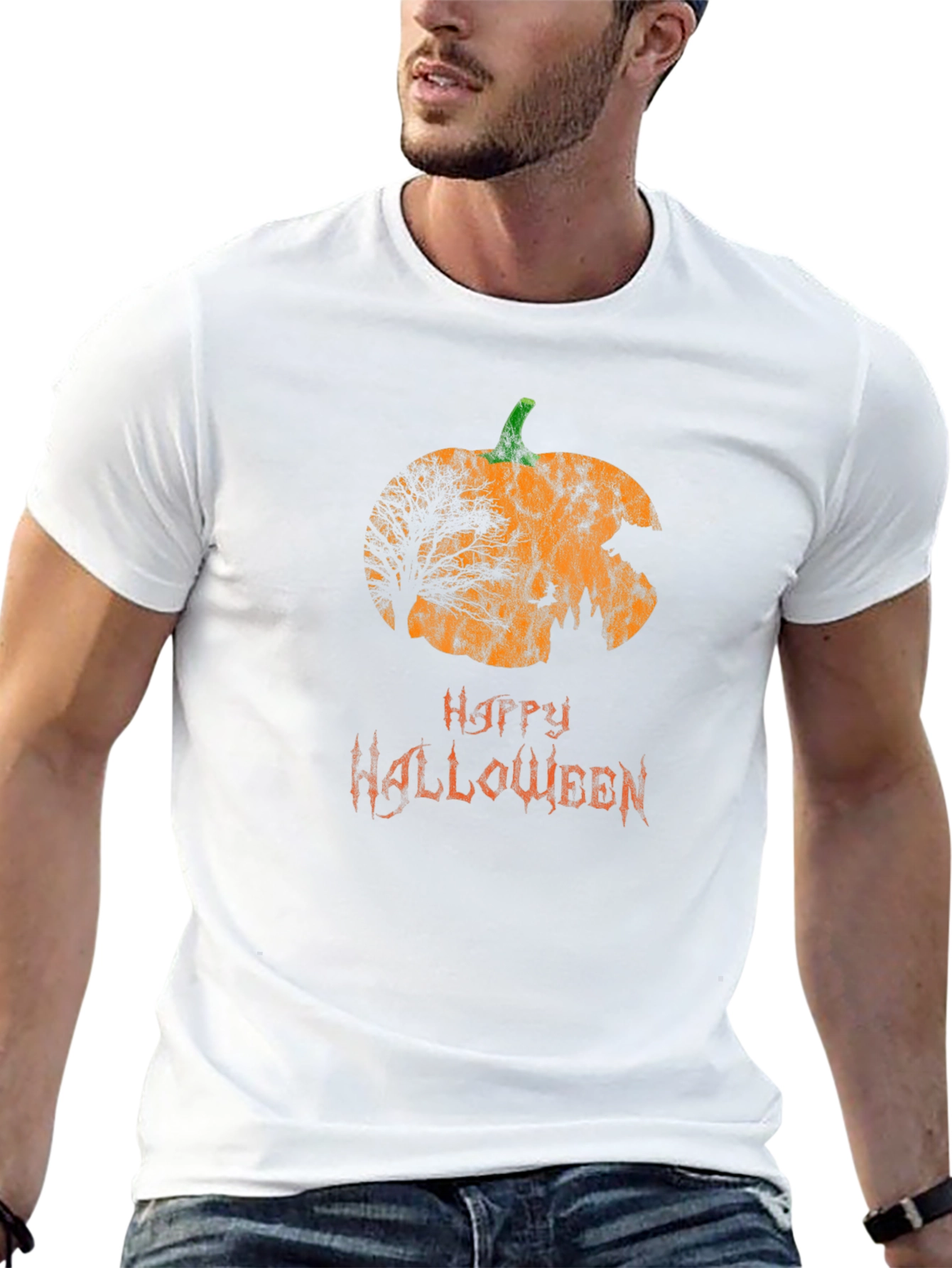 Happy Halloween Pumpkin Graphic Tee