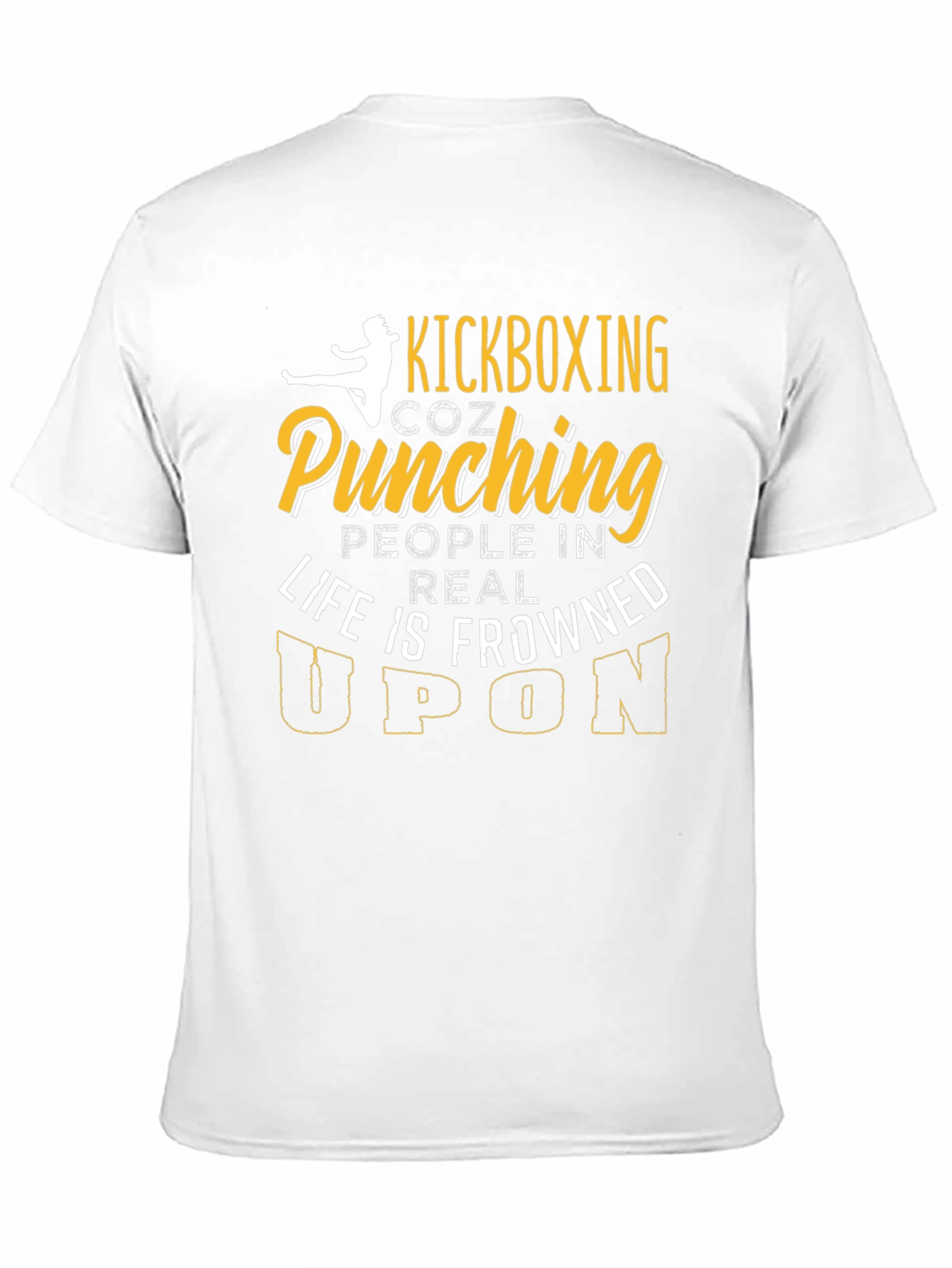 Kickboxing Coz Punching People Graphic Tee
