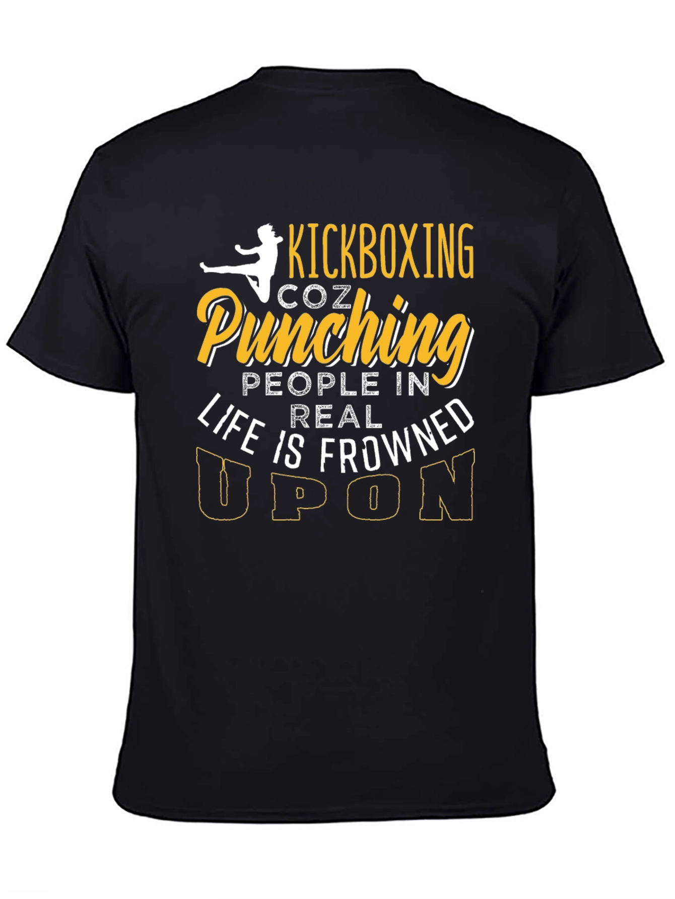 Kickboxing Coz Punching People Graphic Tee
