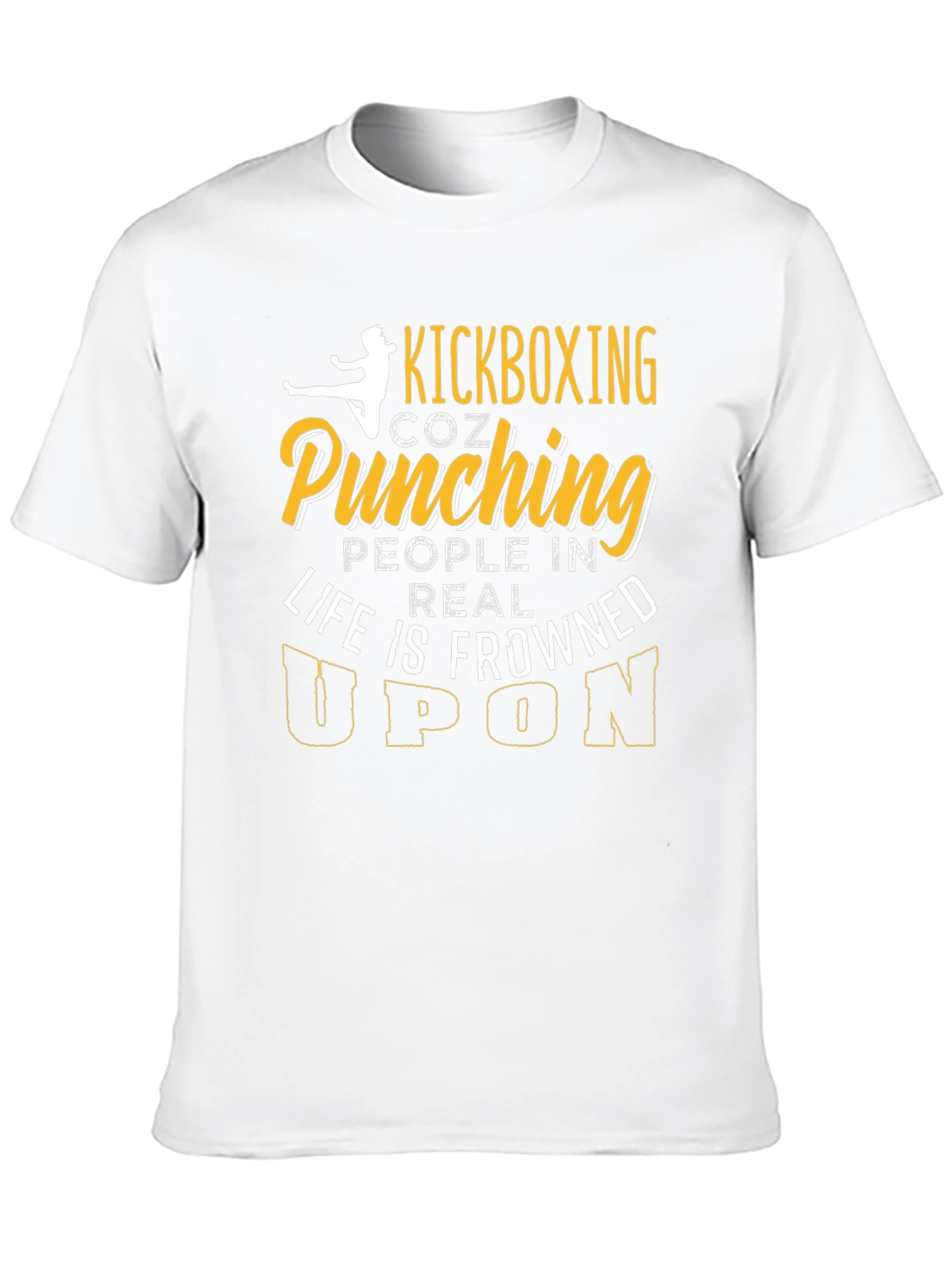 Kickboxing Coz Punching People Graphic Tee