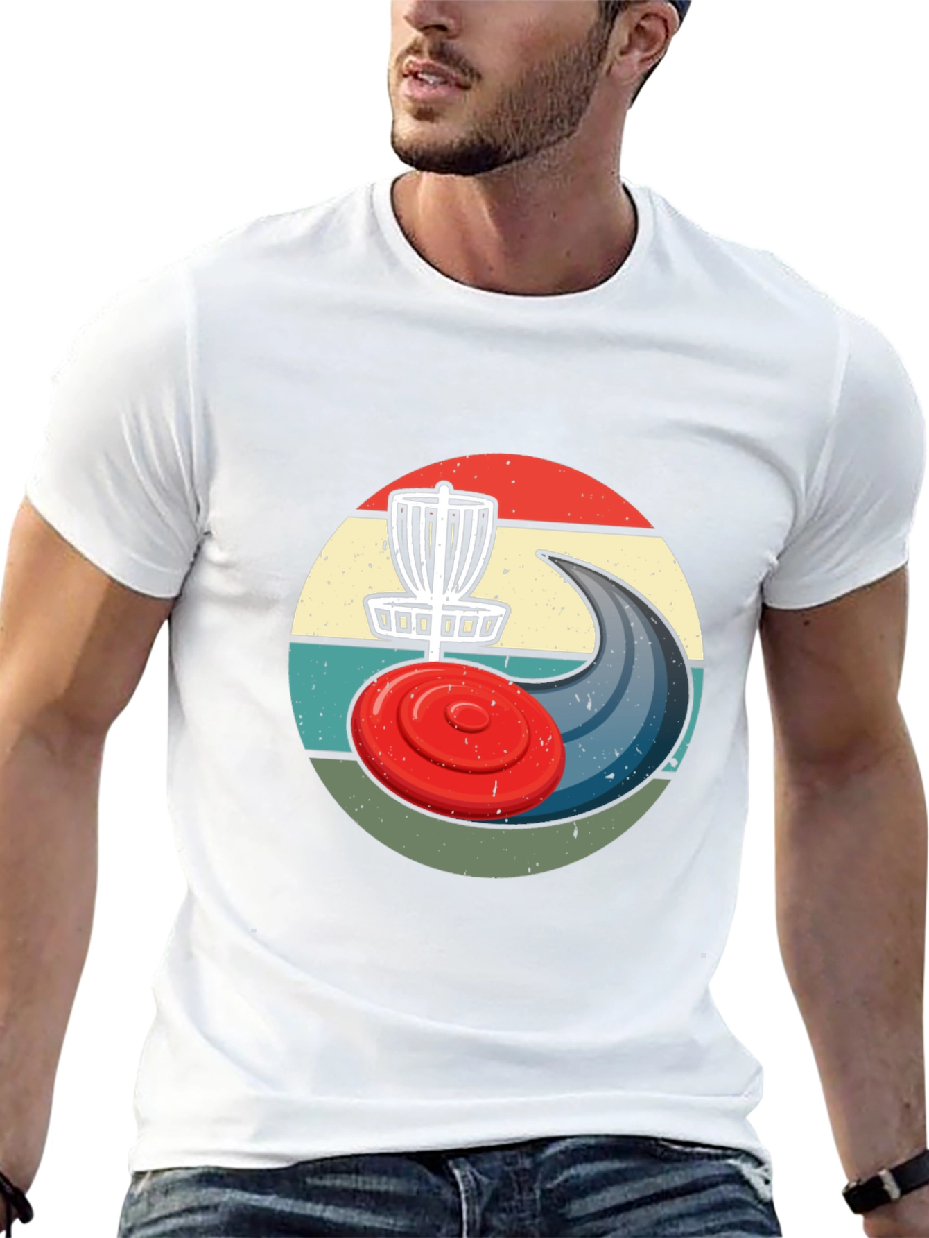 Retro Disc Golf T-Shirt | Stylish Sportswear