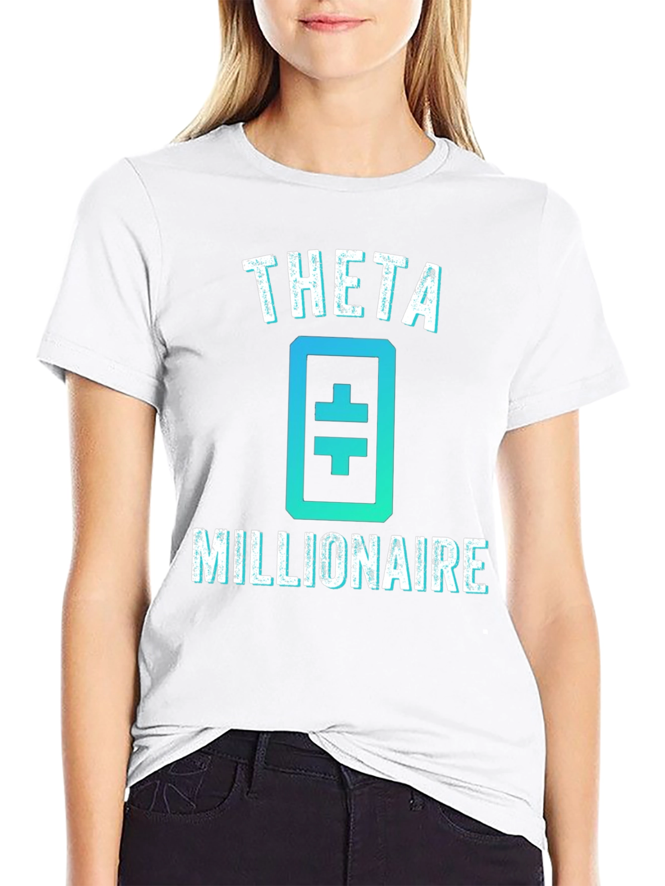 Theta Millionaire Crypto Black T-Shirt