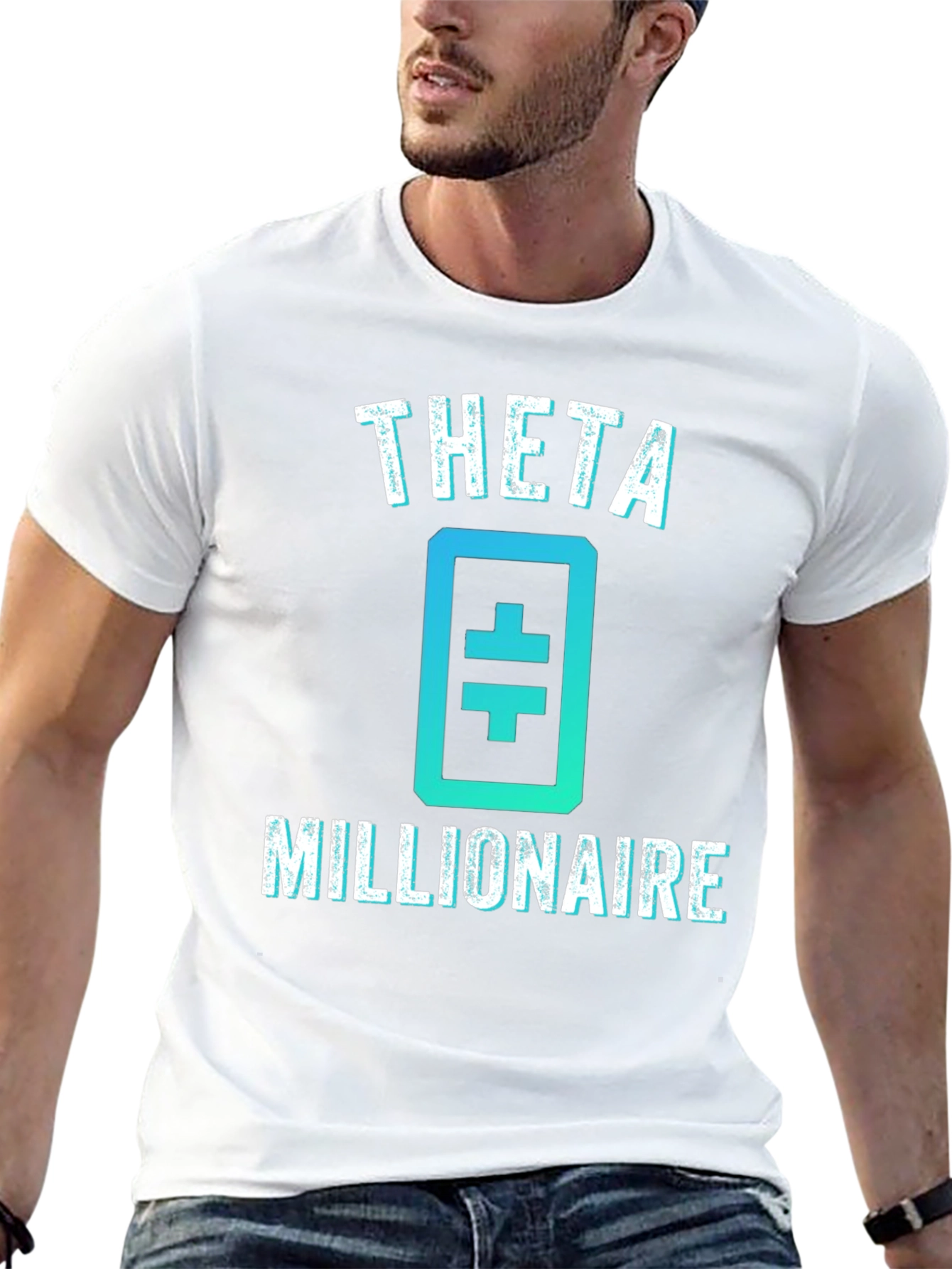 Theta Millionaire Crypto Black T-Shirt