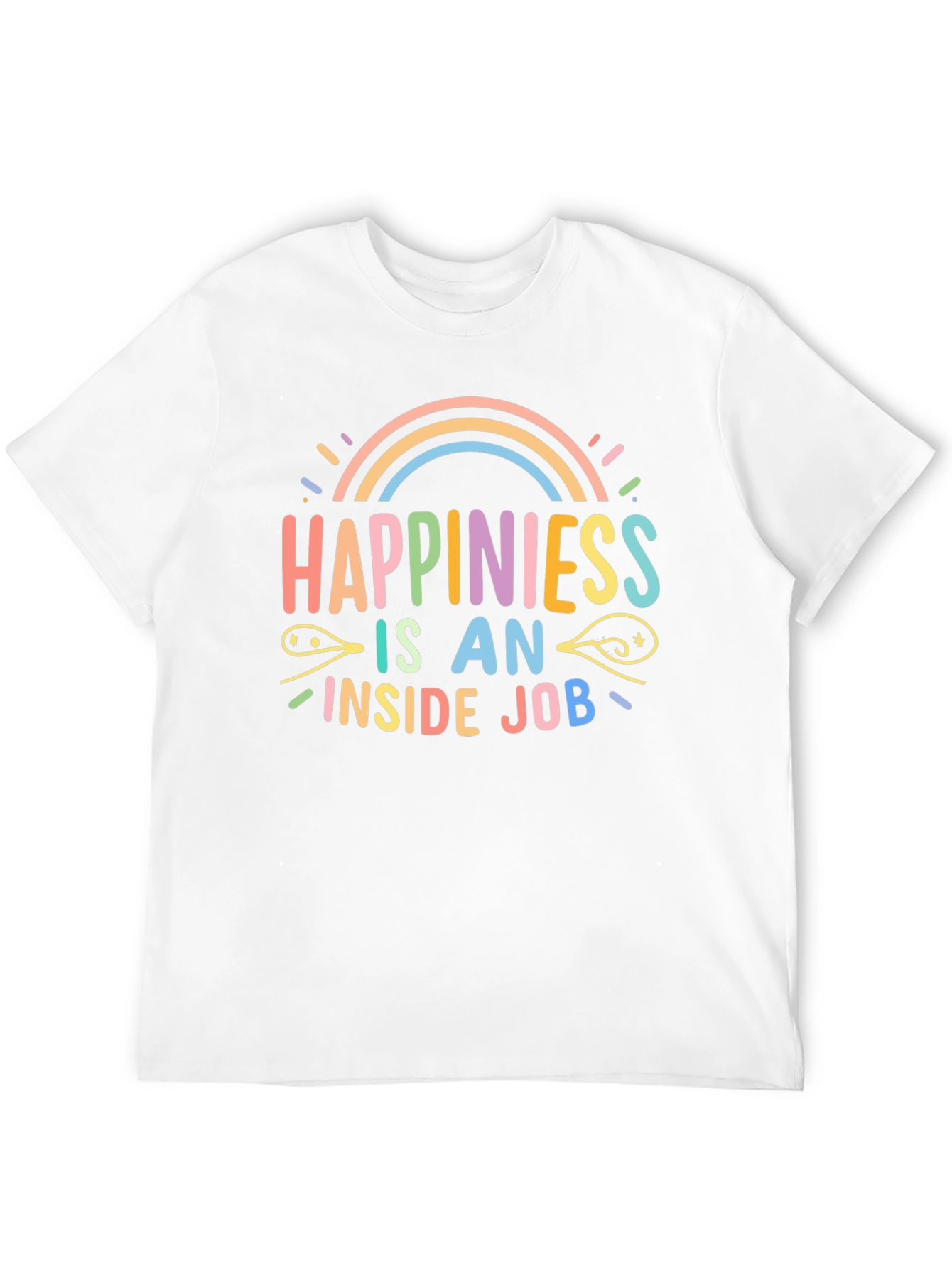 Happiness Inside Job Graphic Tee