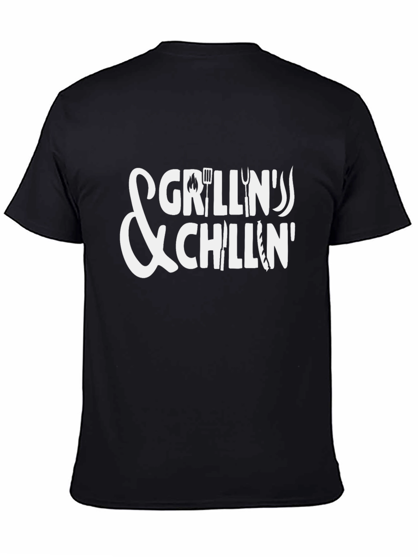 Grillin & Chillin Black T-Shirt