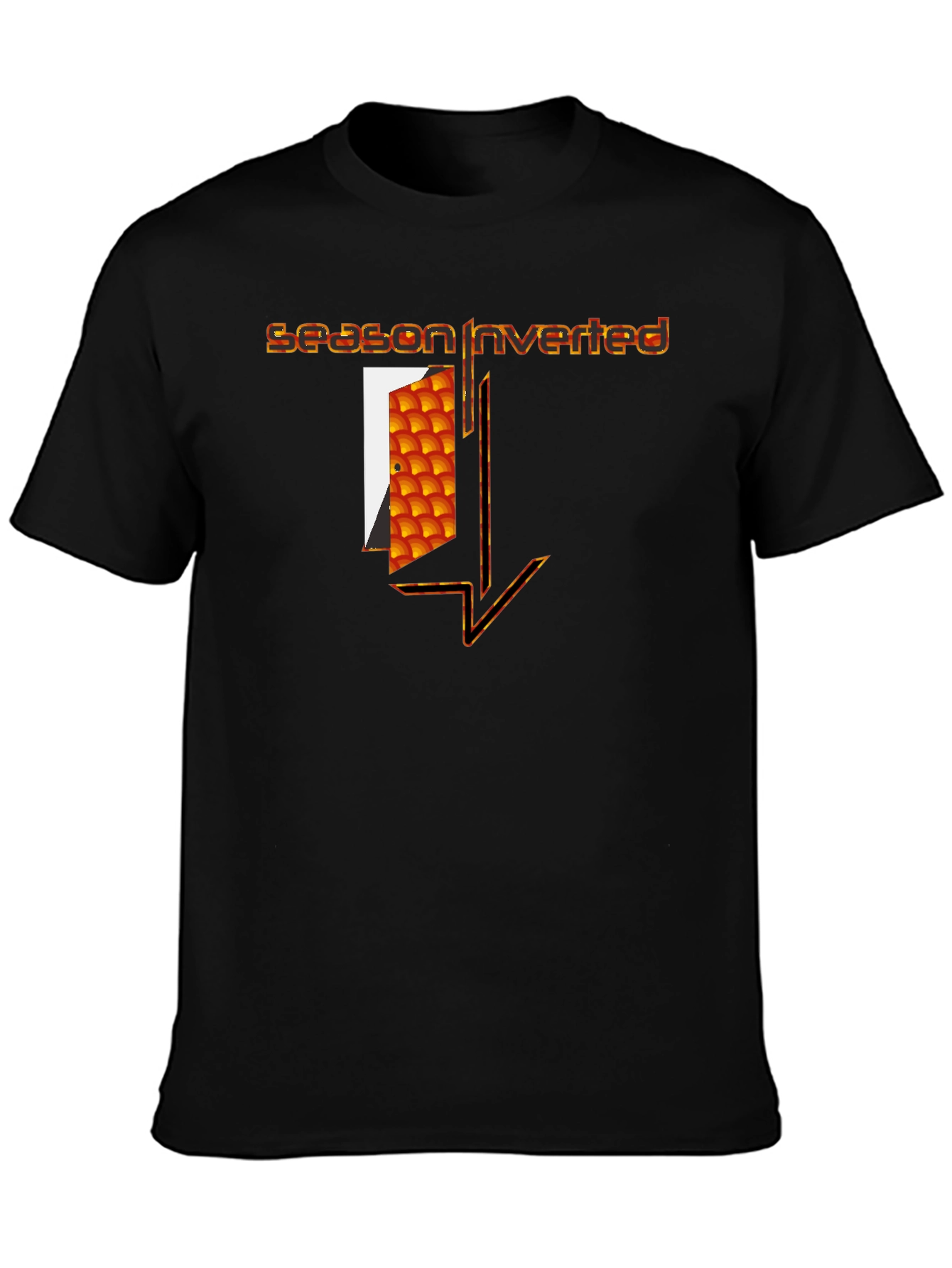Season Inverted Graphic T-Shirt - Modern Art Tee