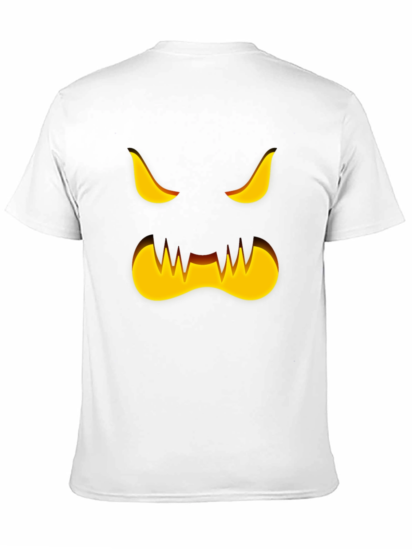 Spooky Halloween Pumpkin Face Graphic T-Shirt