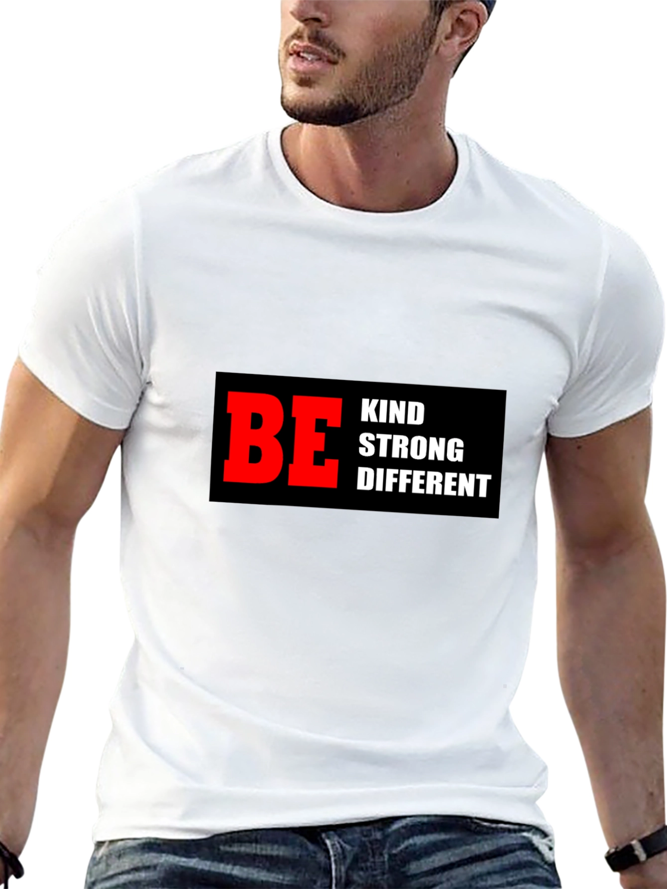 Be Kind Strong Different Graphic Tee