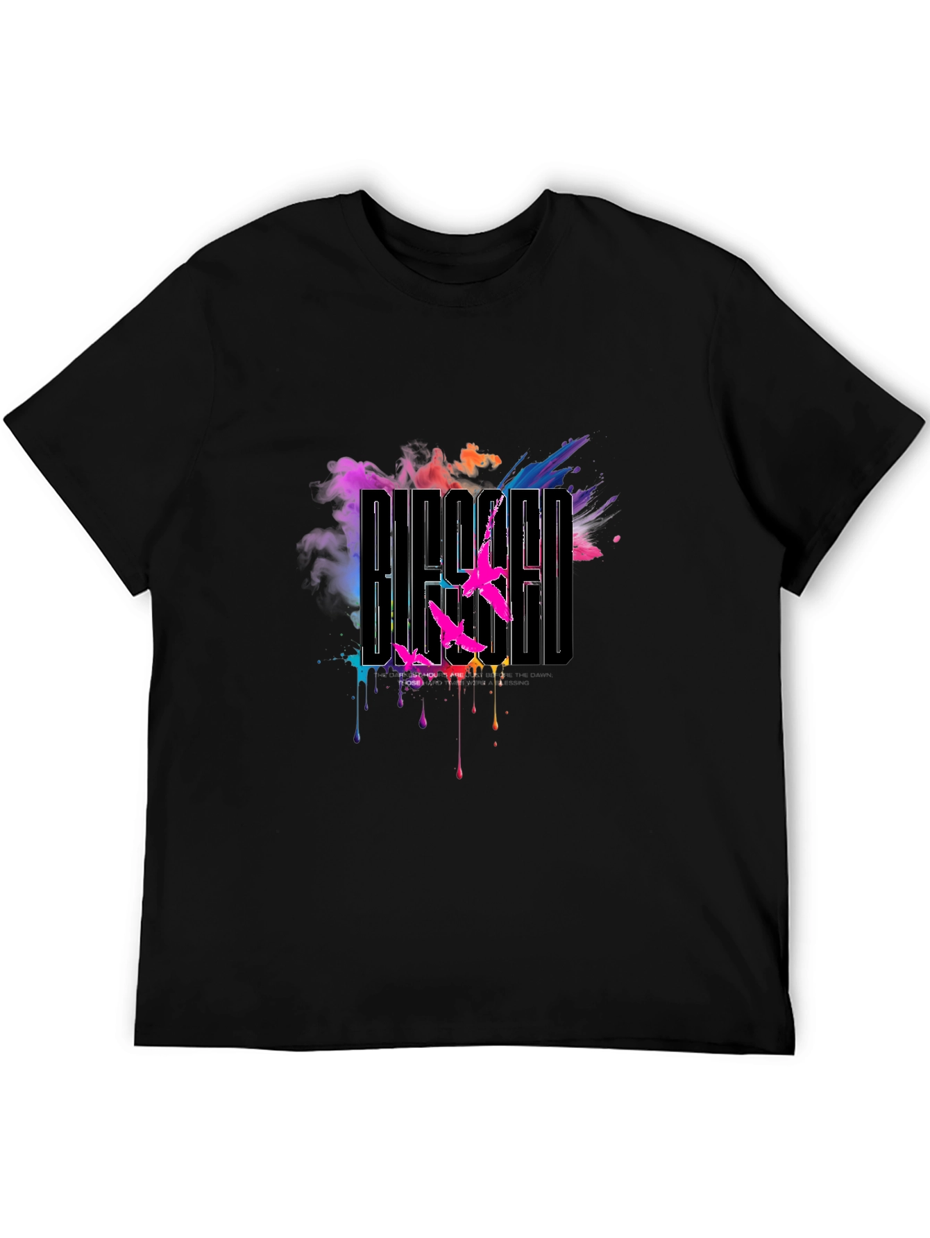 Blessed Graphic T-Shirt - Unique Artistic Design