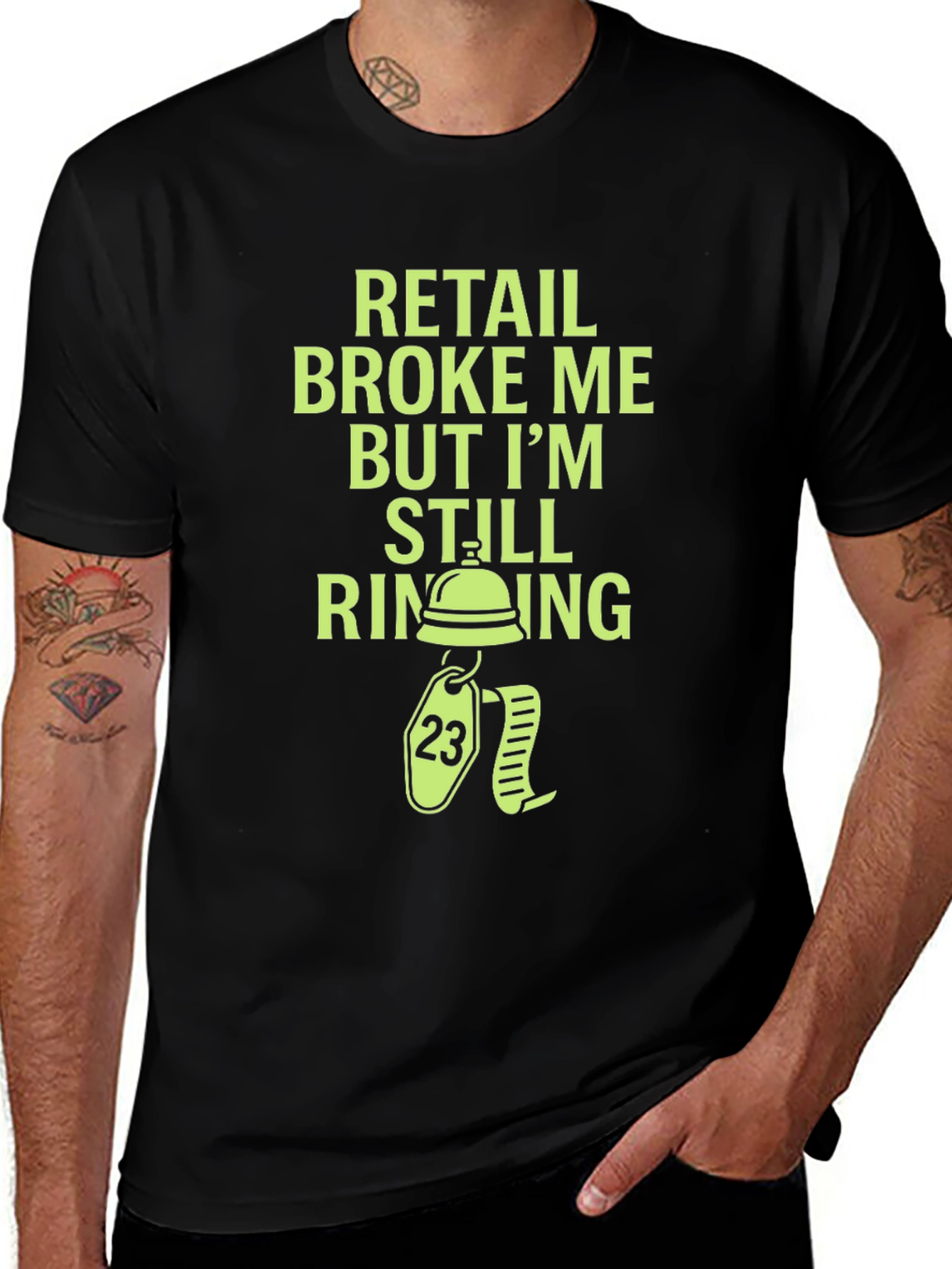 Retail Broke Me But Im Still Ringing Graphic Tee