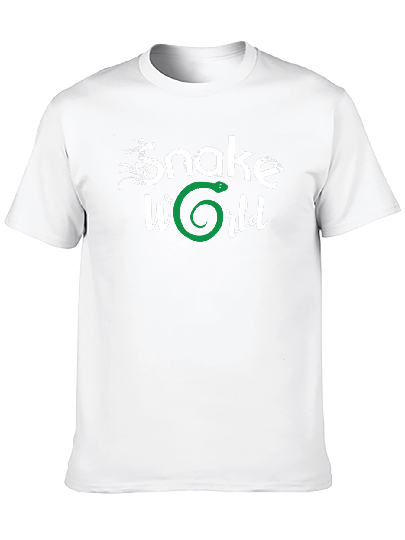 Snake World Graphic T-Shirt - Black