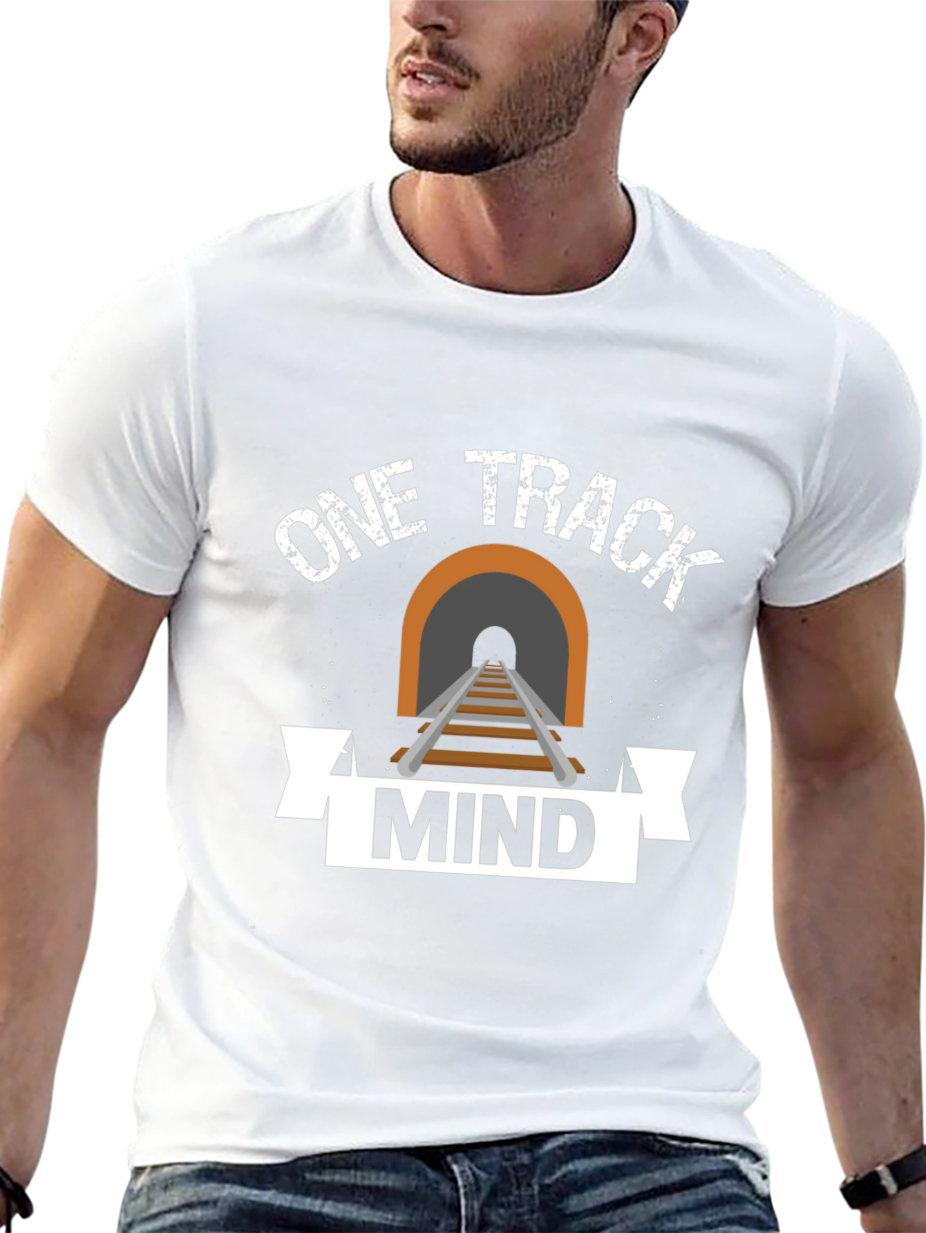 One Track Mind Graphic T-Shirt