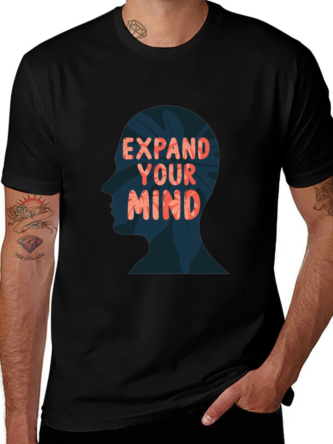 Expand Your Mind Graphic Tee - Unisex Black T-Shirt