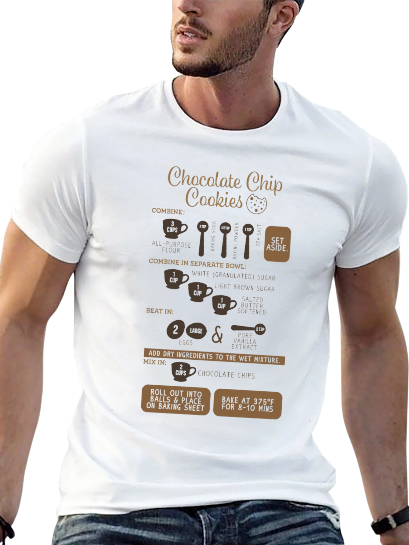 Chocolate Chip Cookie Recipe T-Shirt