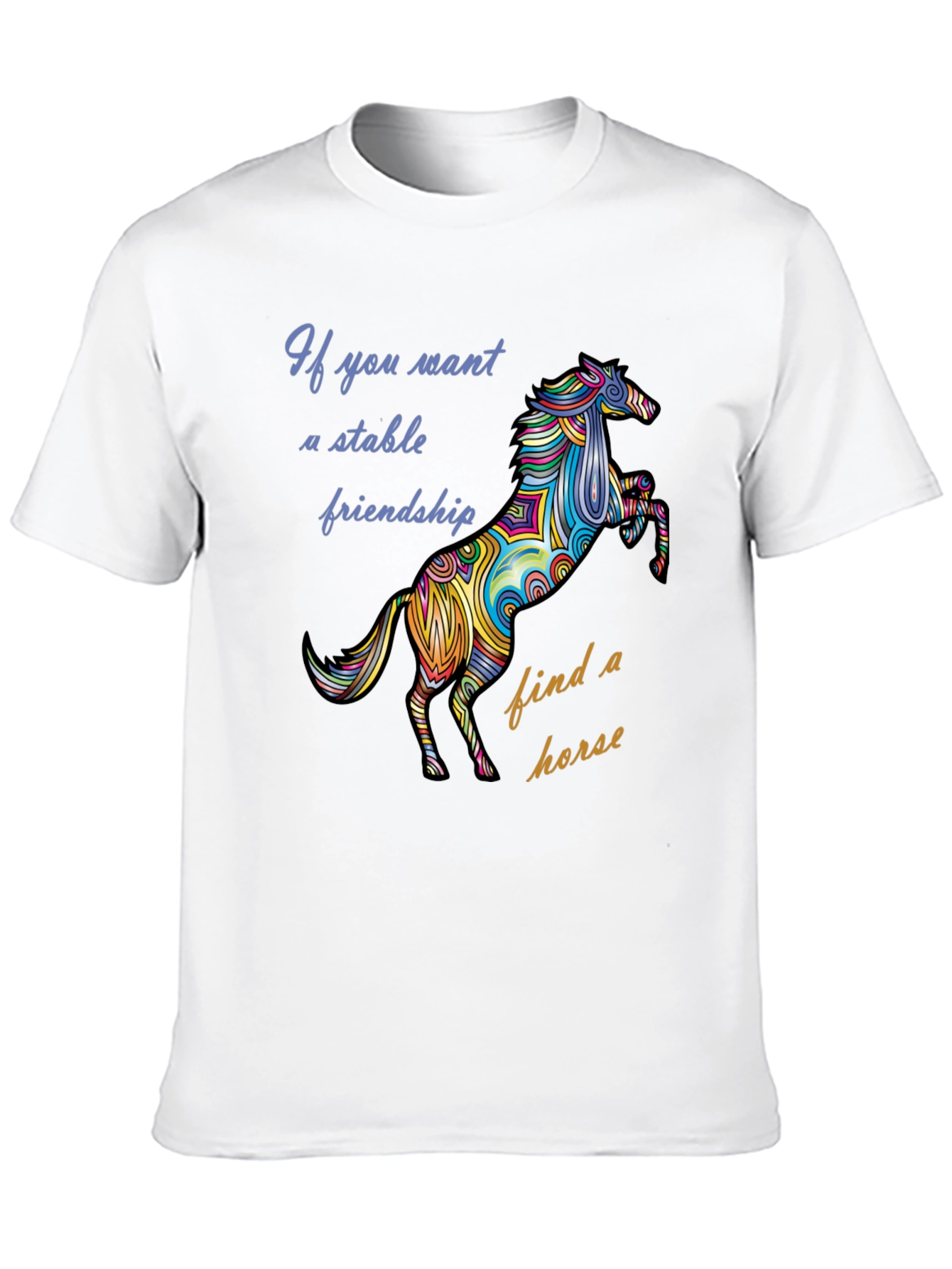 Stable Friendship Horse Graphic Tee