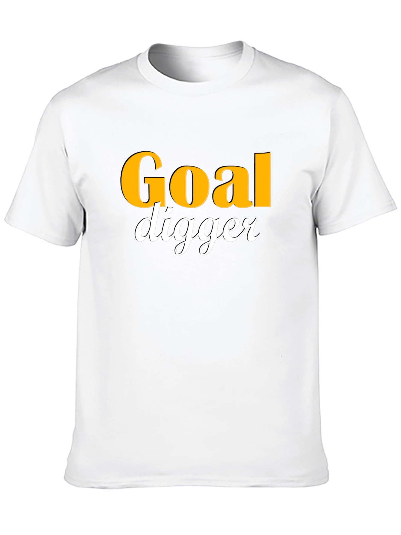 Goal Digger Graphic Tee - Trendy Statement T-Shirt