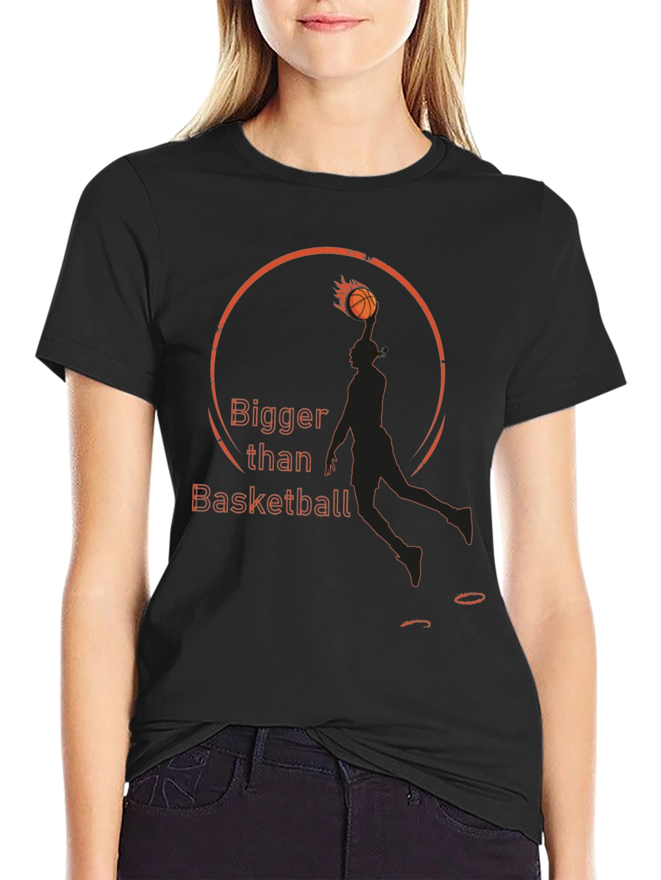 Bigger Than Basketball Graphic T-Shirt