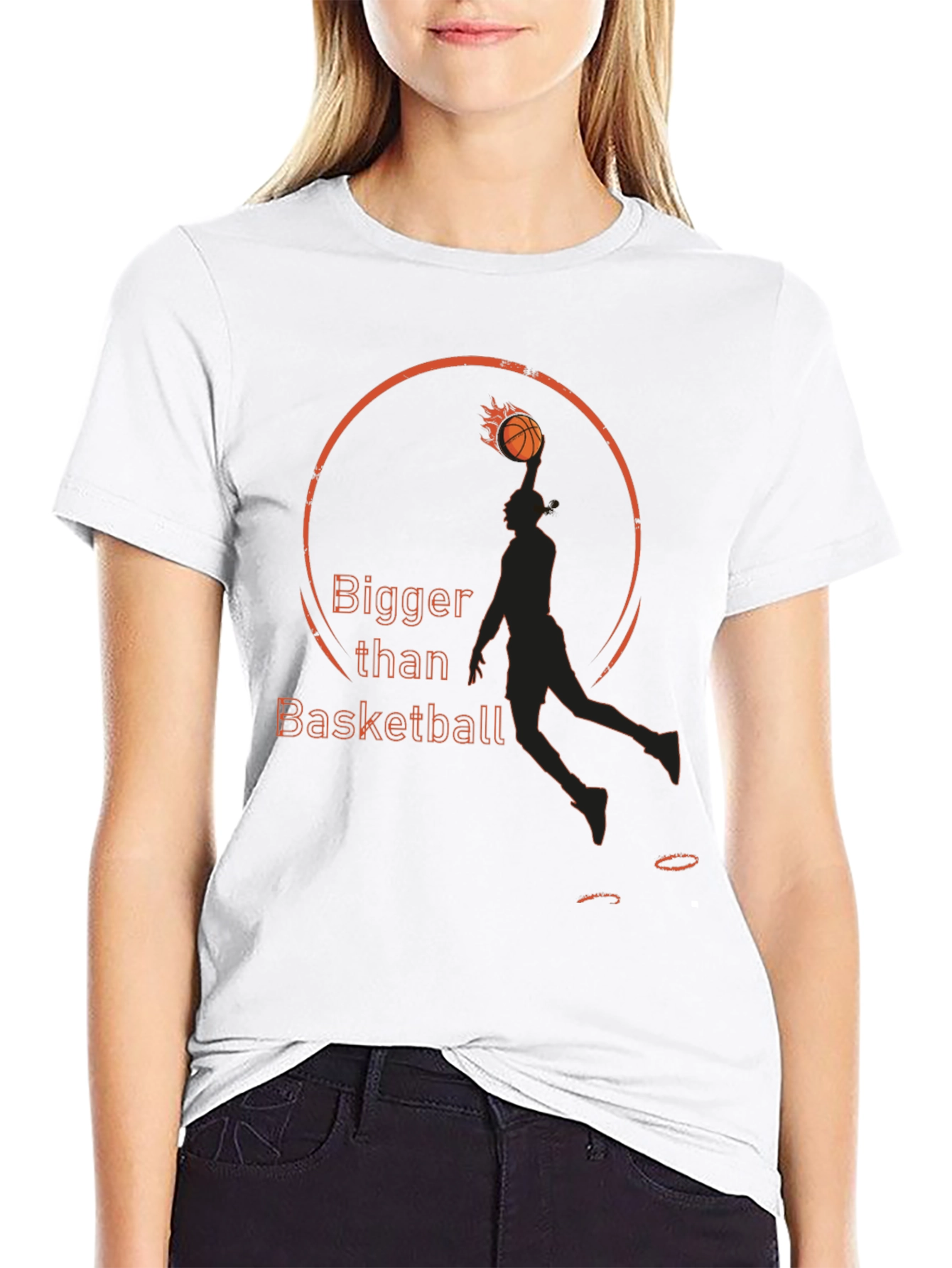 Bigger Than Basketball Graphic T-Shirt