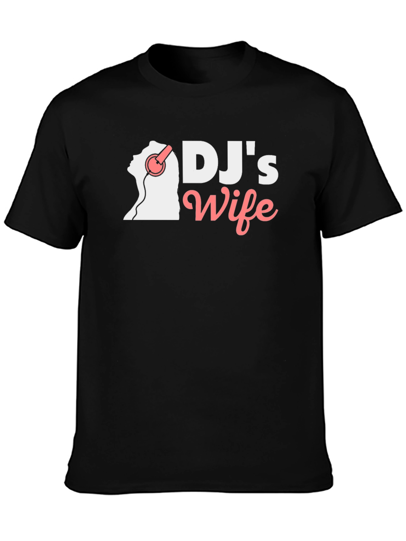 DJs Wife Black Graphic Tee Shirt