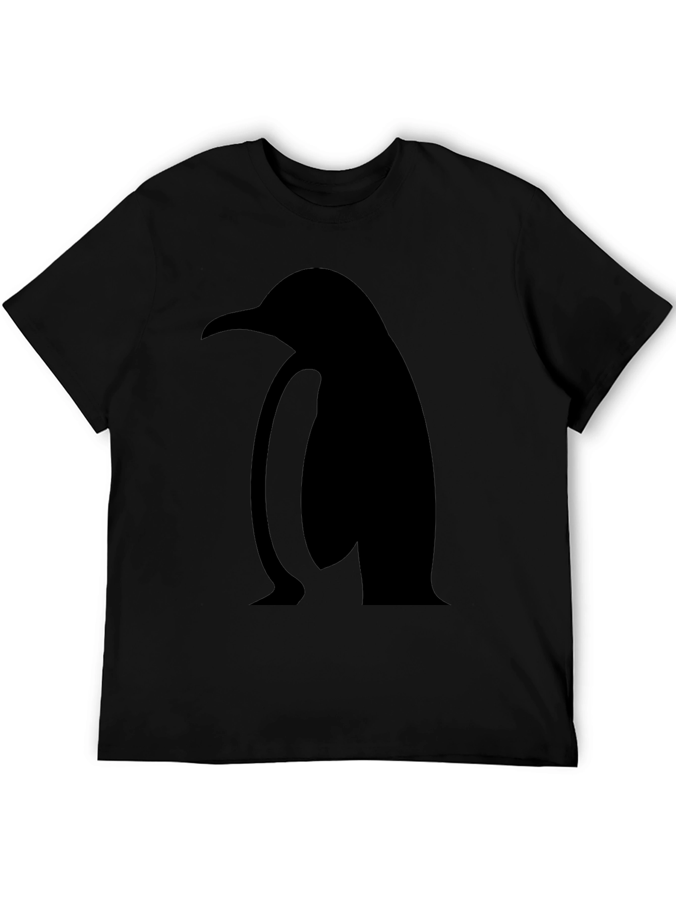 Penguin Silhouette Black T-Shirt