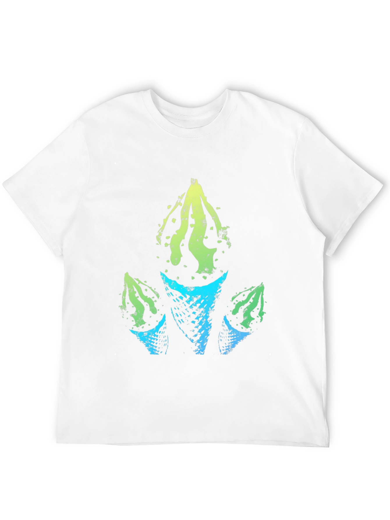 Geometric Ice Cream Cone Graphic Tee