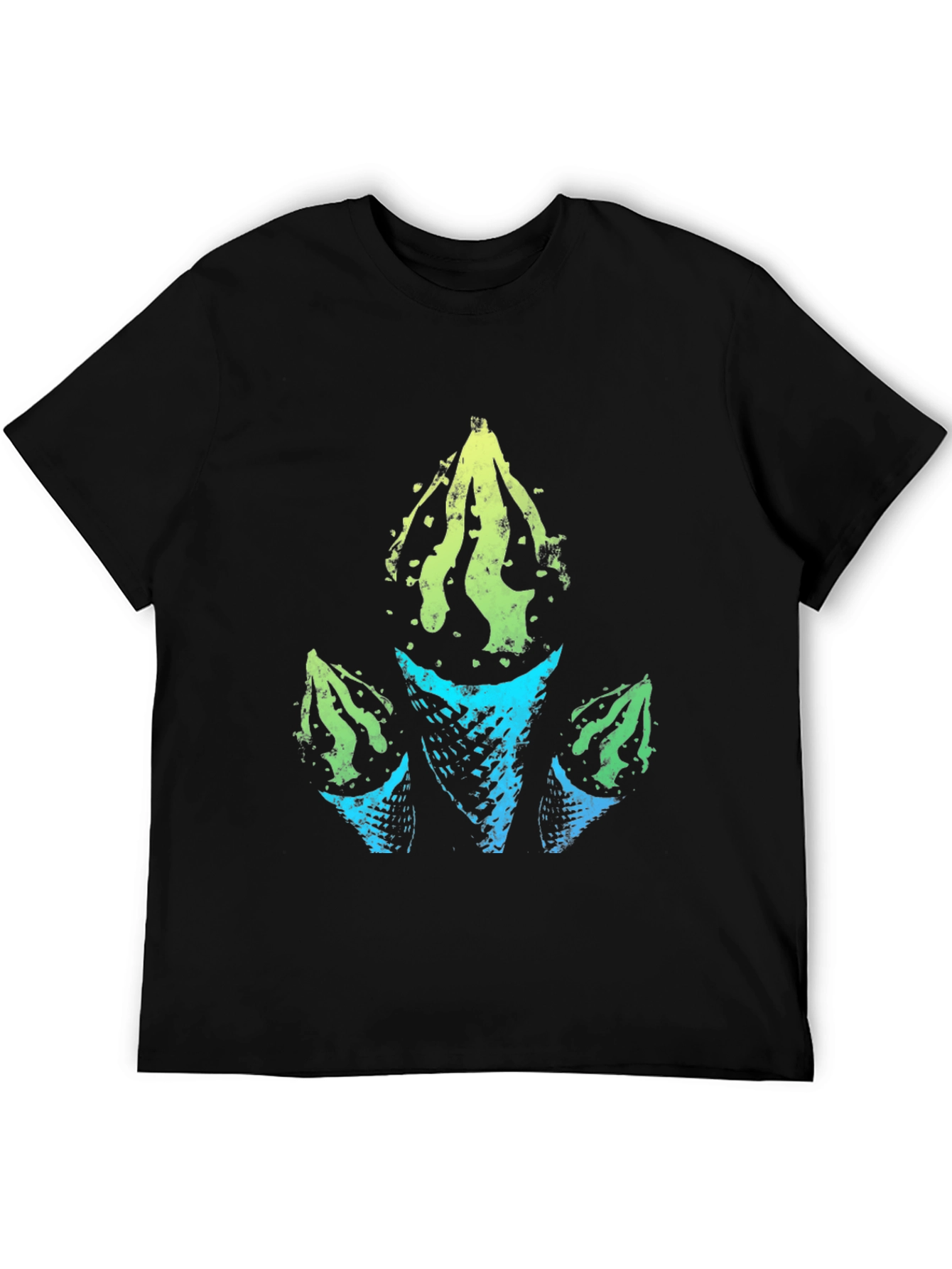 Geometric Ice Cream Cone Graphic Tee