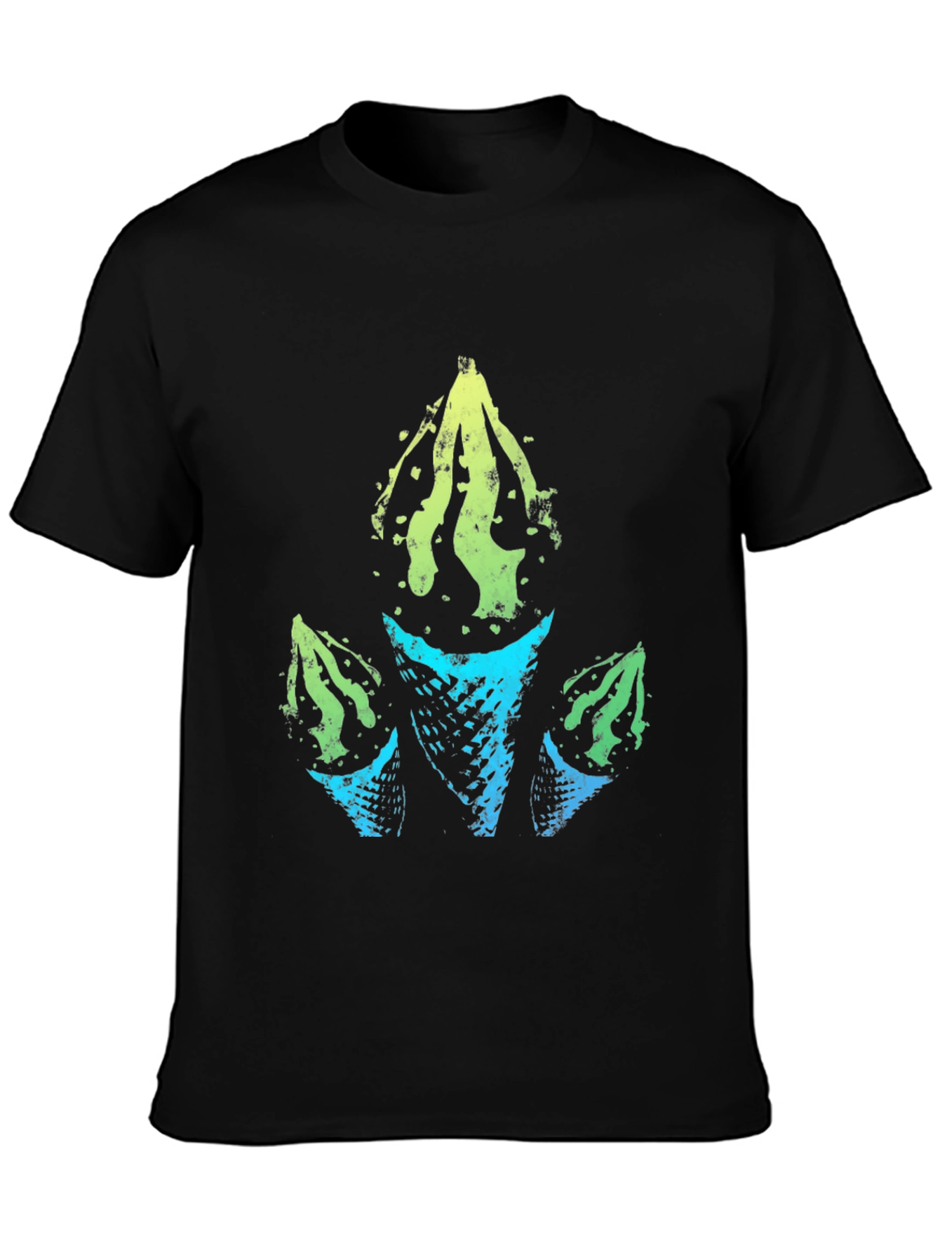 Geometric Ice Cream Cone Graphic Tee