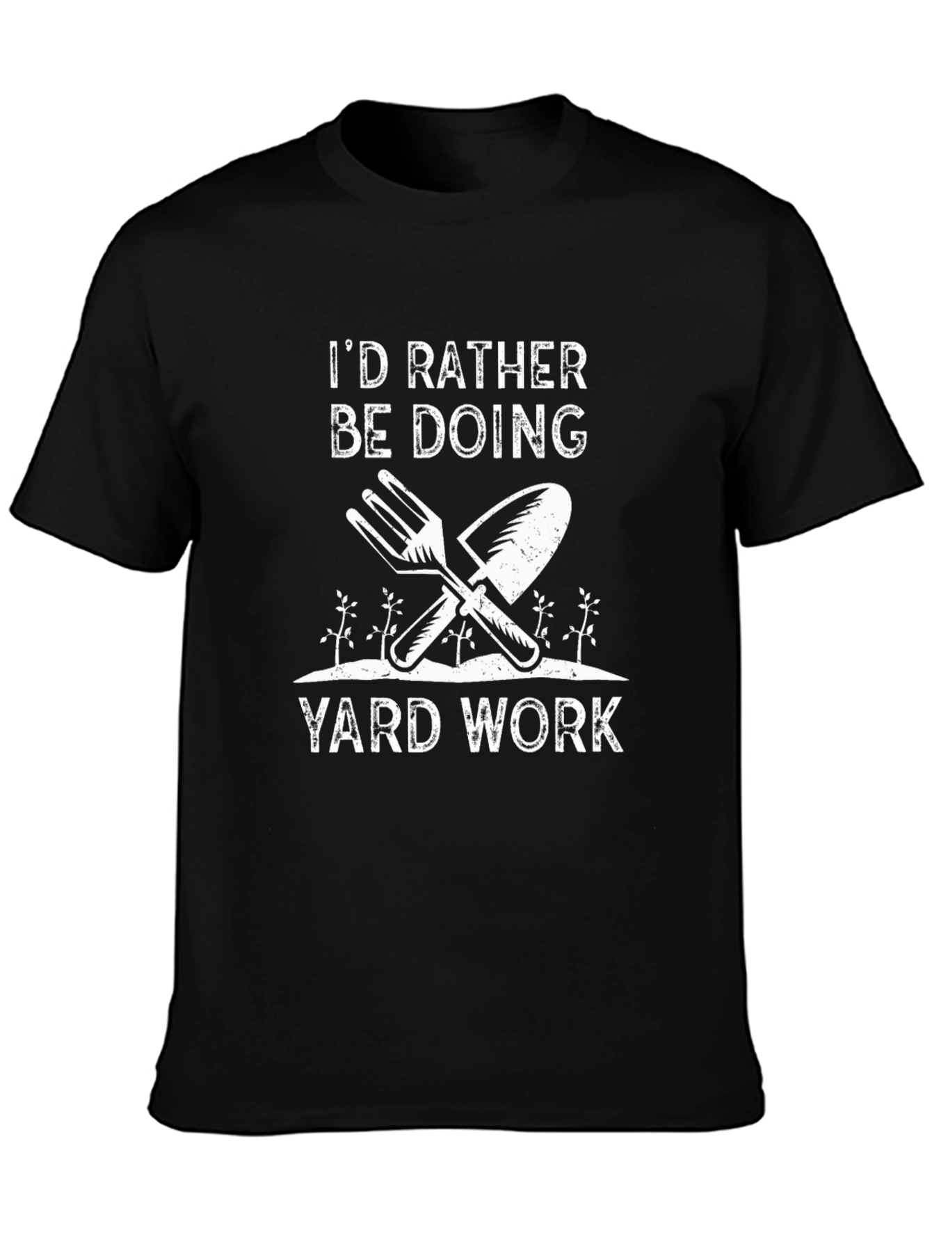 Id Rather Be Doing Yard Work T-Shirt