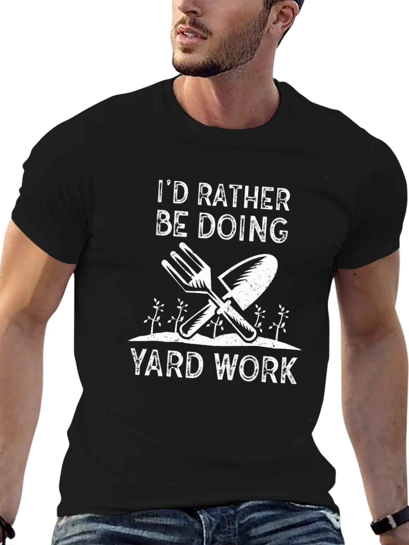 Id Rather Be Doing Yard Work T-Shirt